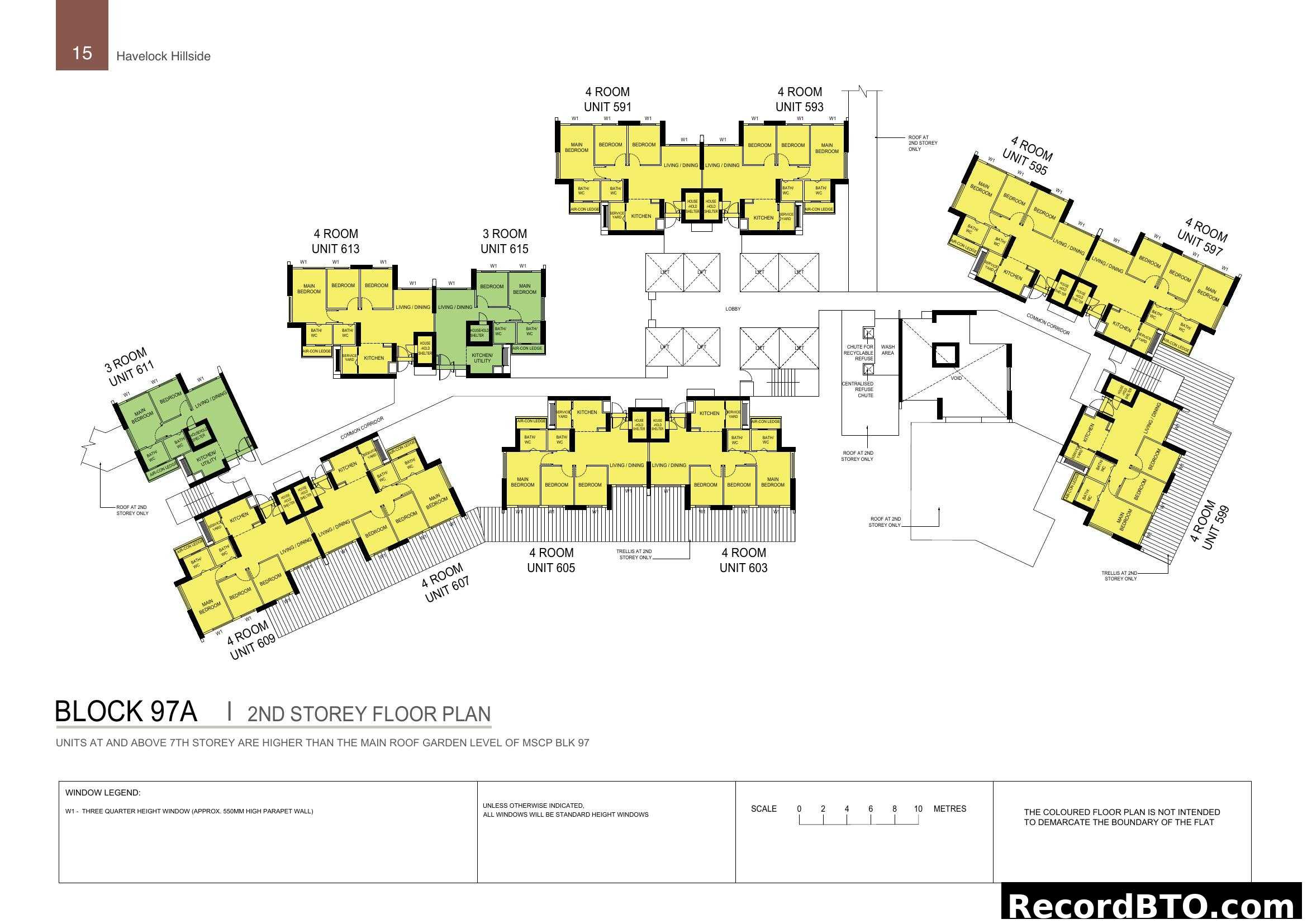 BLOCK 97A | 2ND STOREY FLOOR PLAN