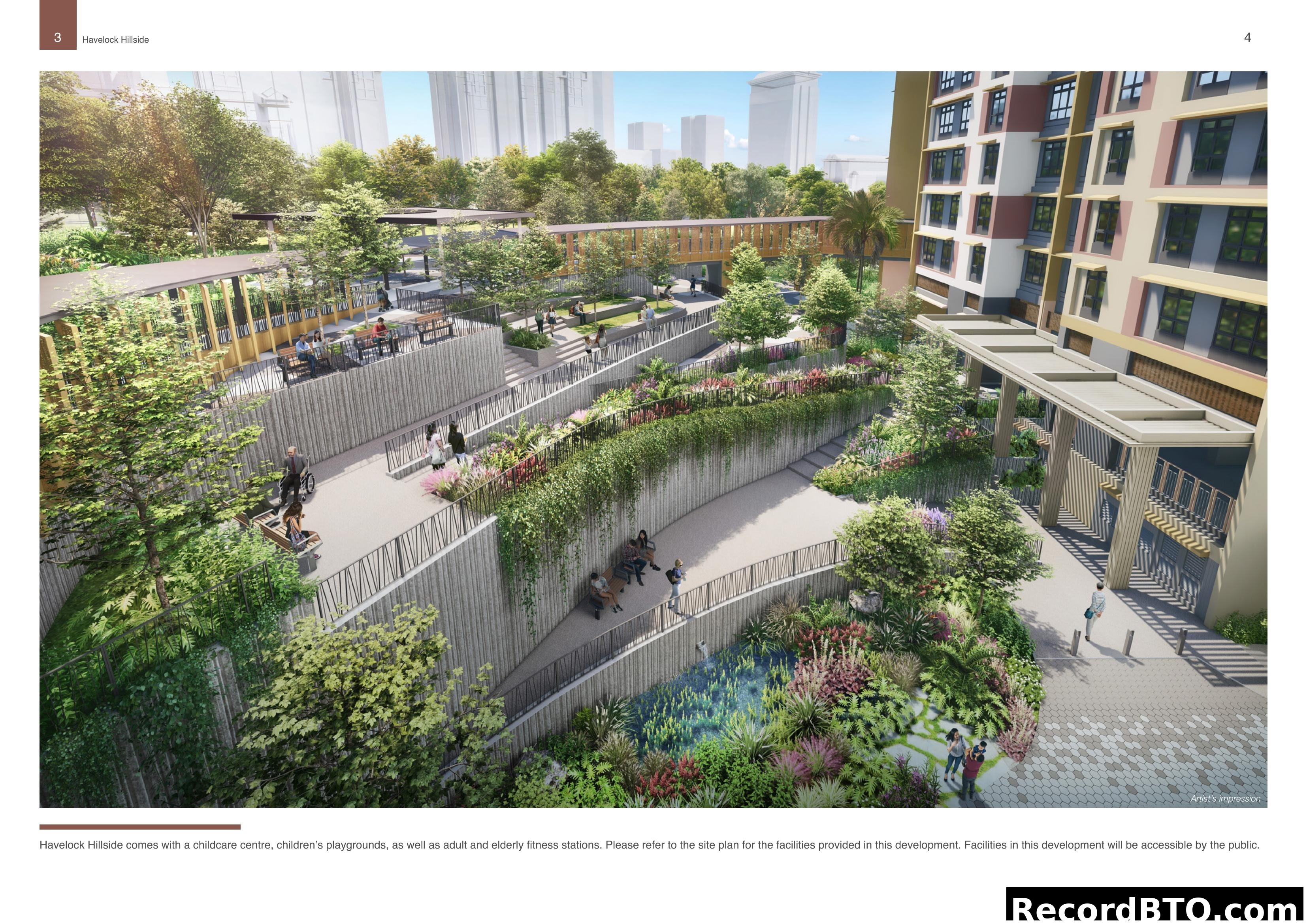 Havelock Hillside: Multi-level Landscaping and Amenities