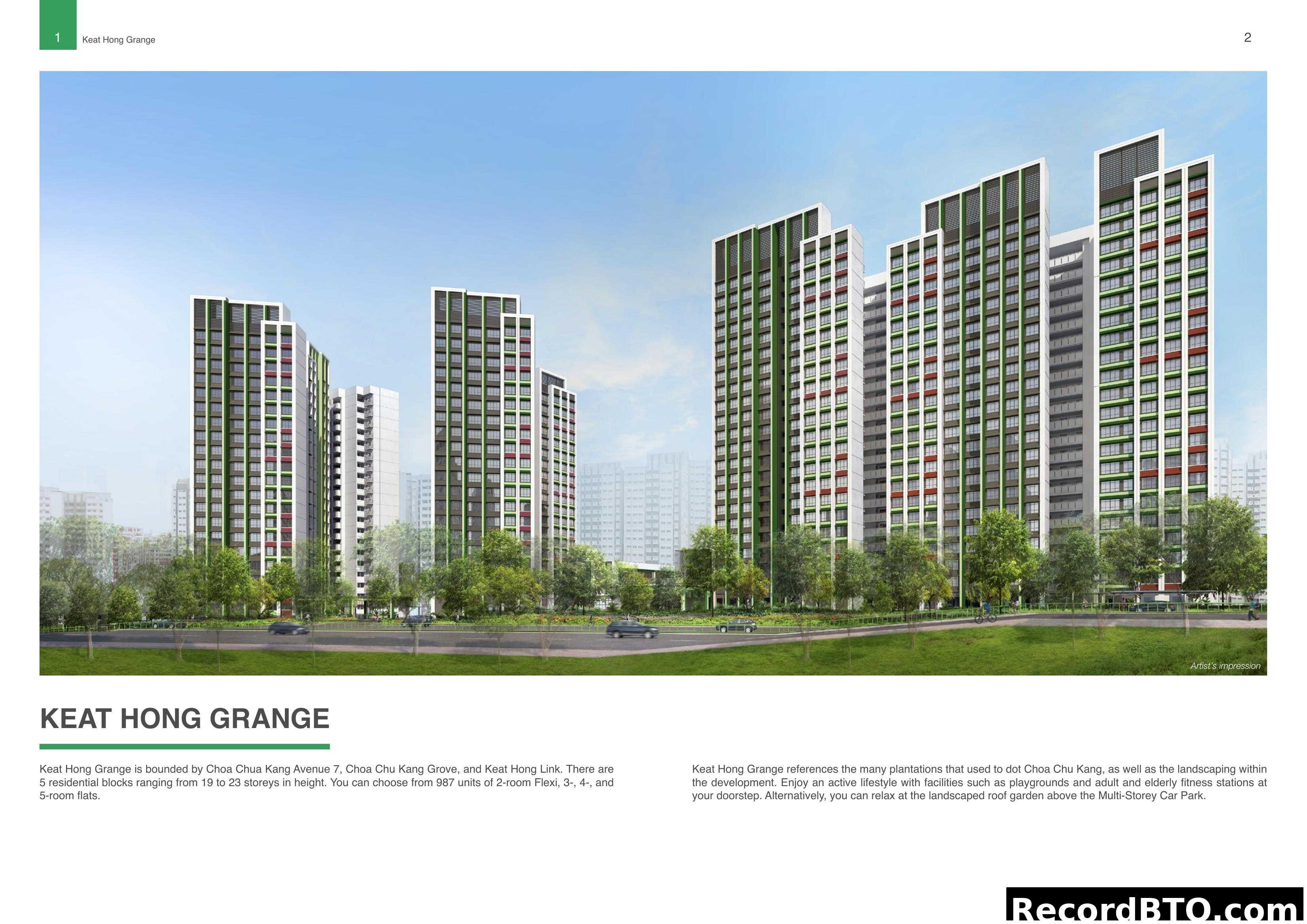 Keat Hong Grange Artist's Impression