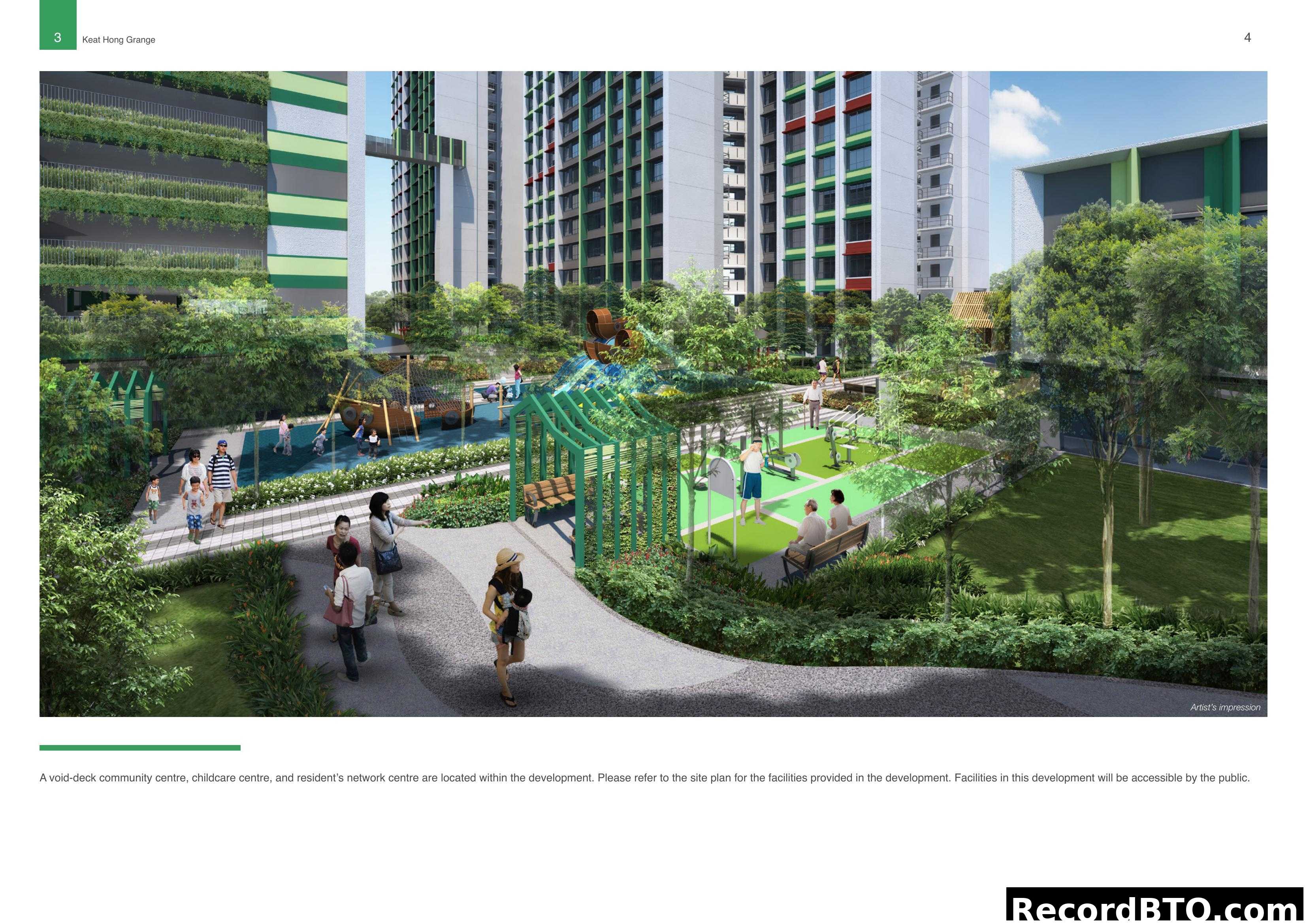 Keat Hong Grange Artist's Impression of Communal Facilities