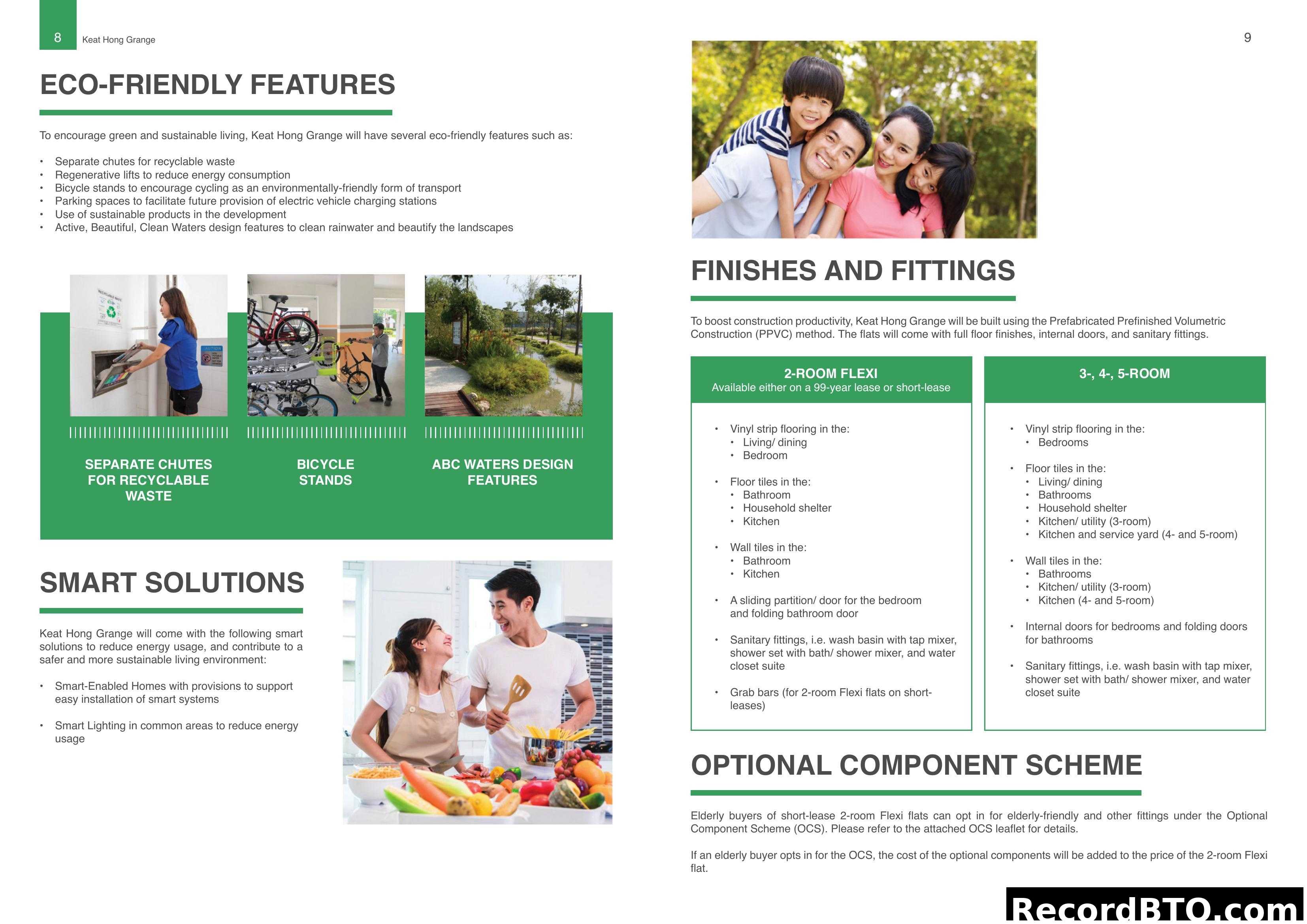 Keat Hong Grange Eco-Friendly Features, Smart Solutions & Fittings