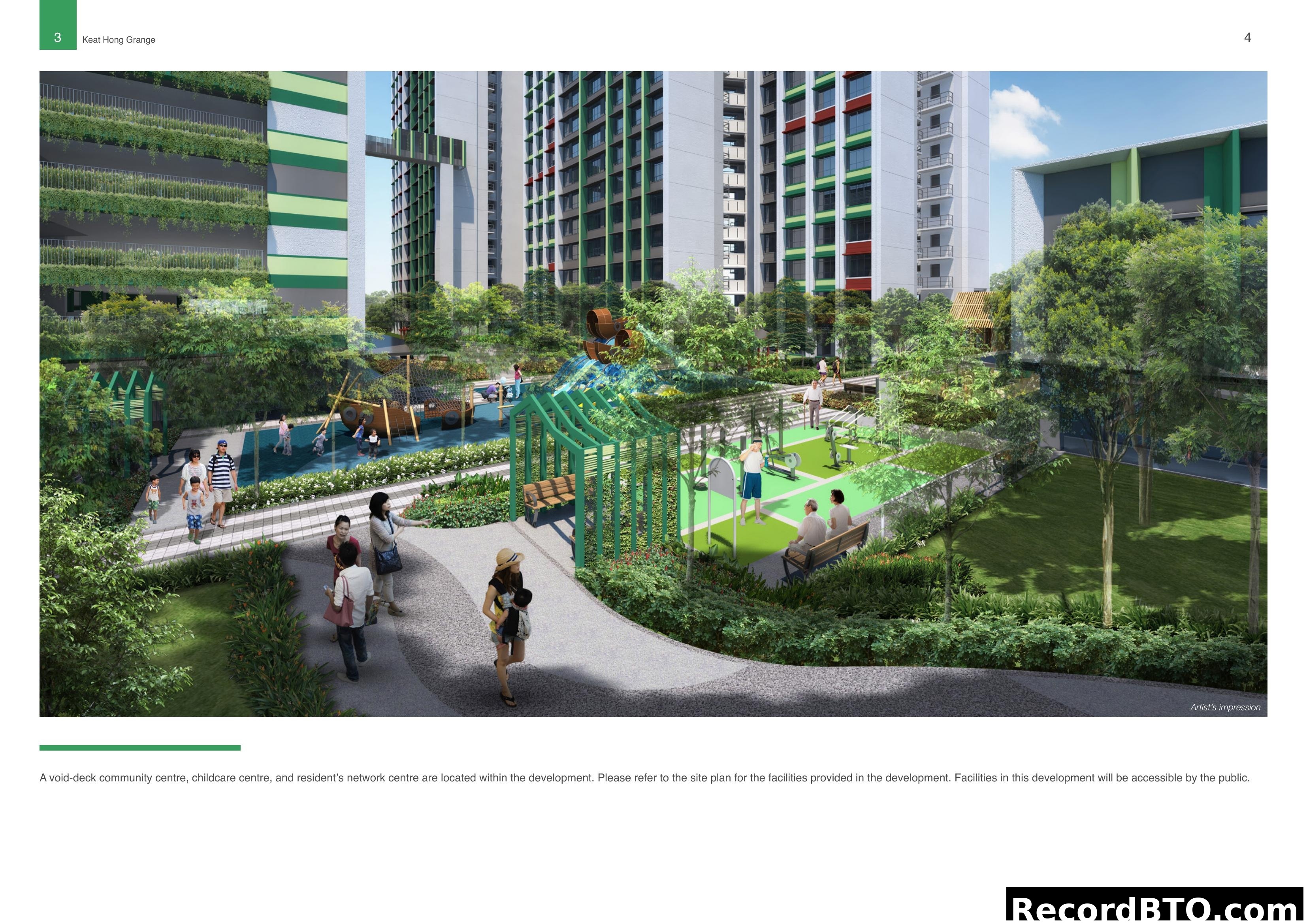 Keat Hong Grange Artist's Impression of Communal Facilities