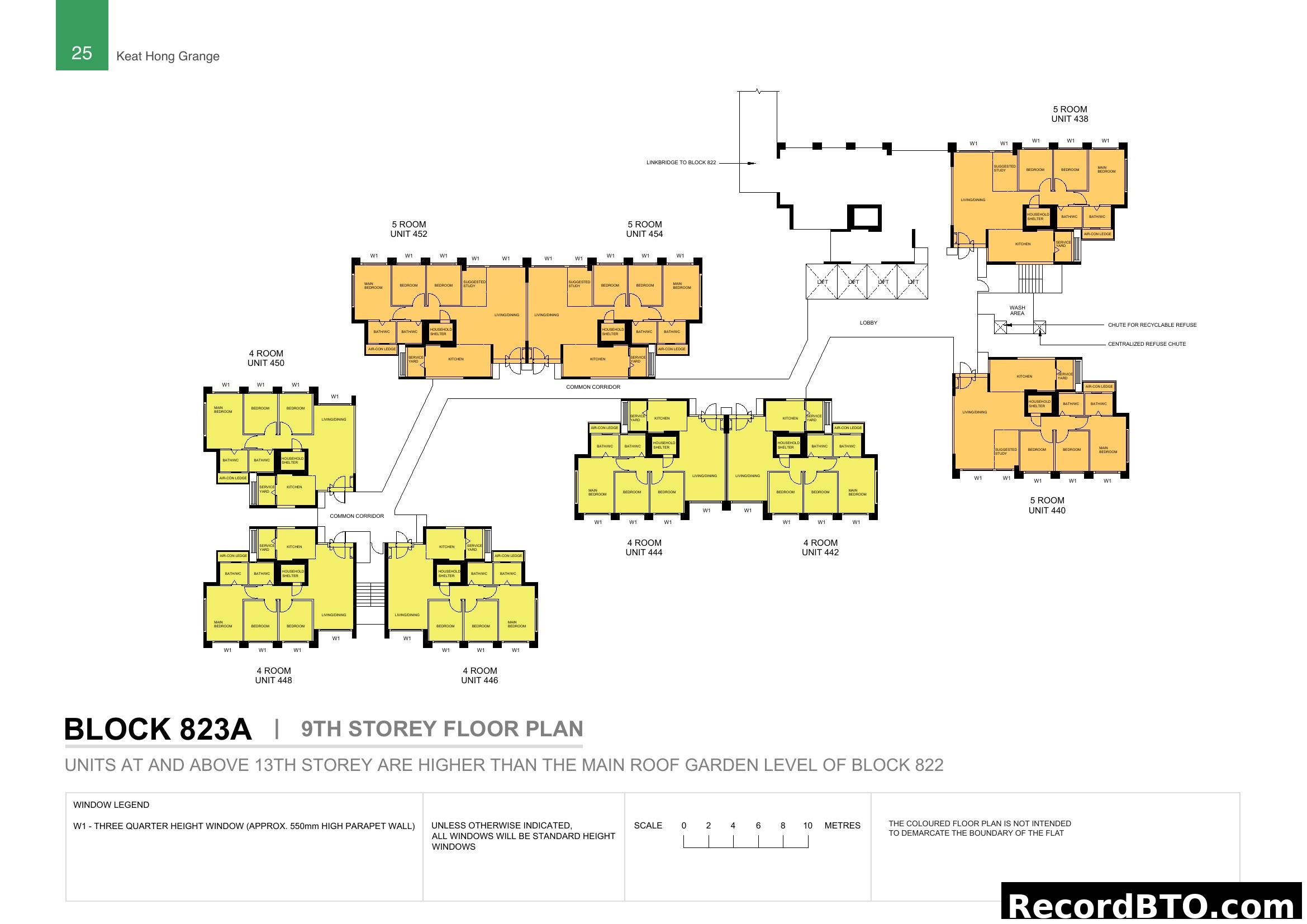 BLOCK 823A | 9TH STOREY FLOOR PLAN