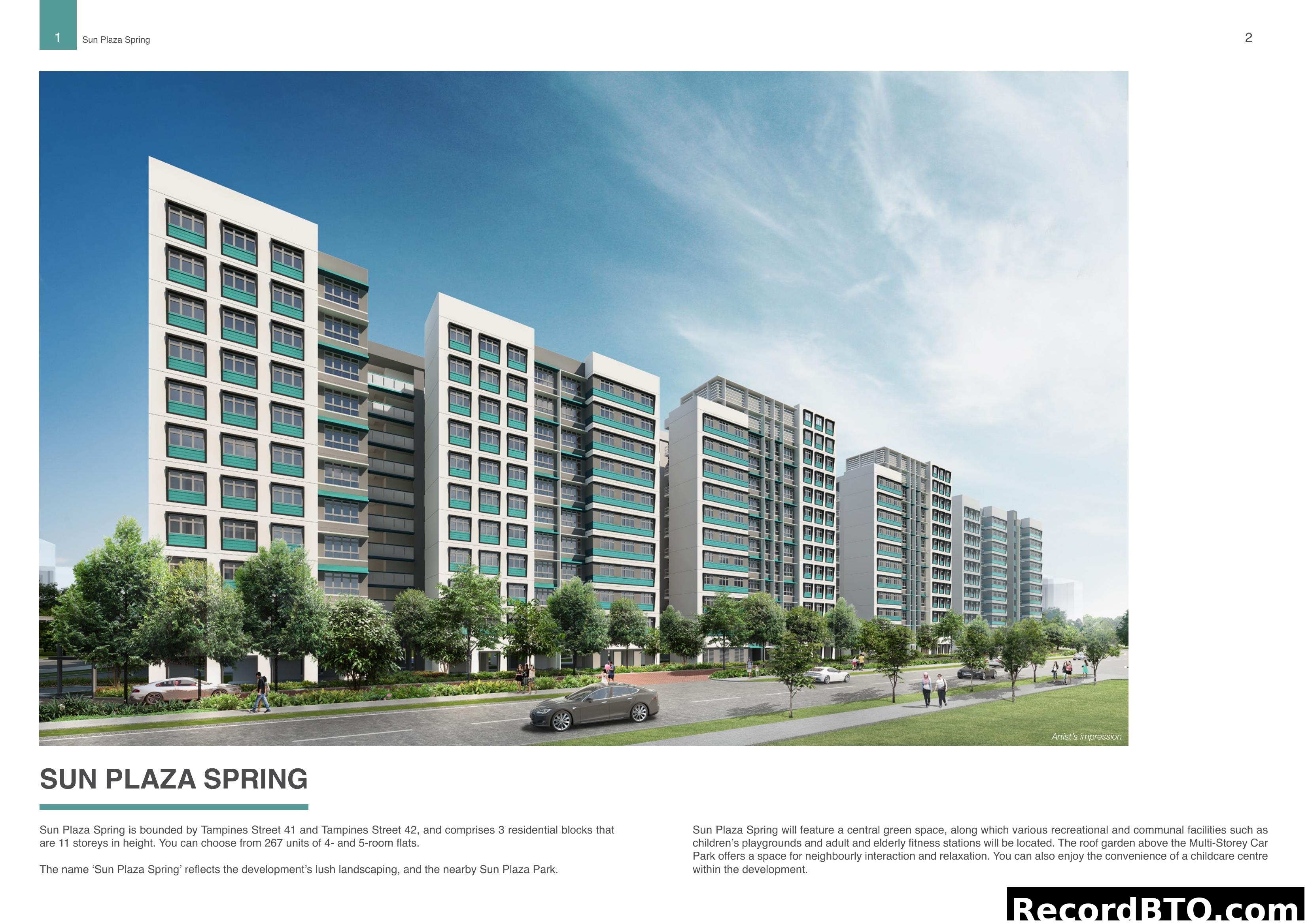 Sun Plaza Spring Artist's Impression and Overview