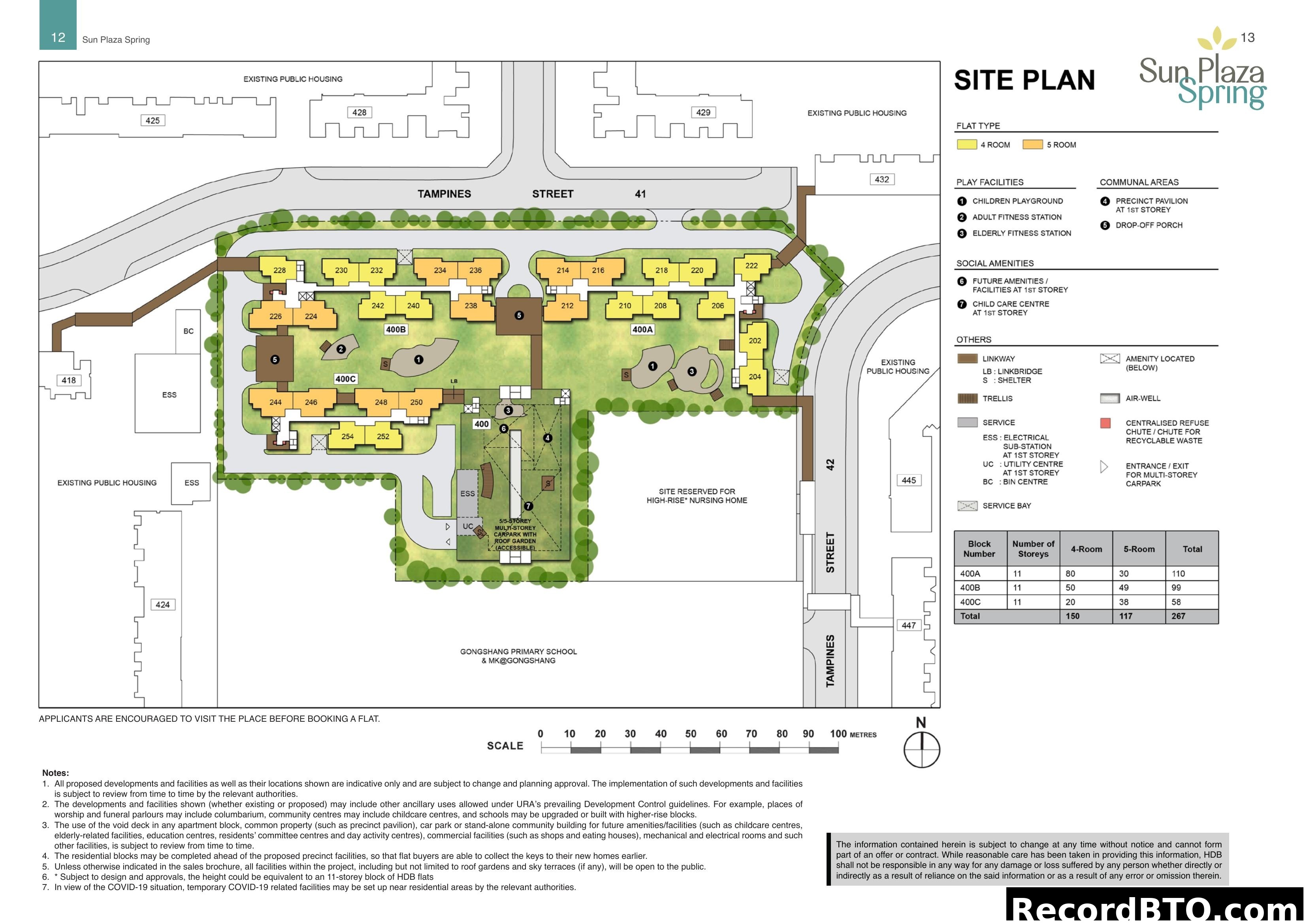 Sun Plaza Spring Site Plan