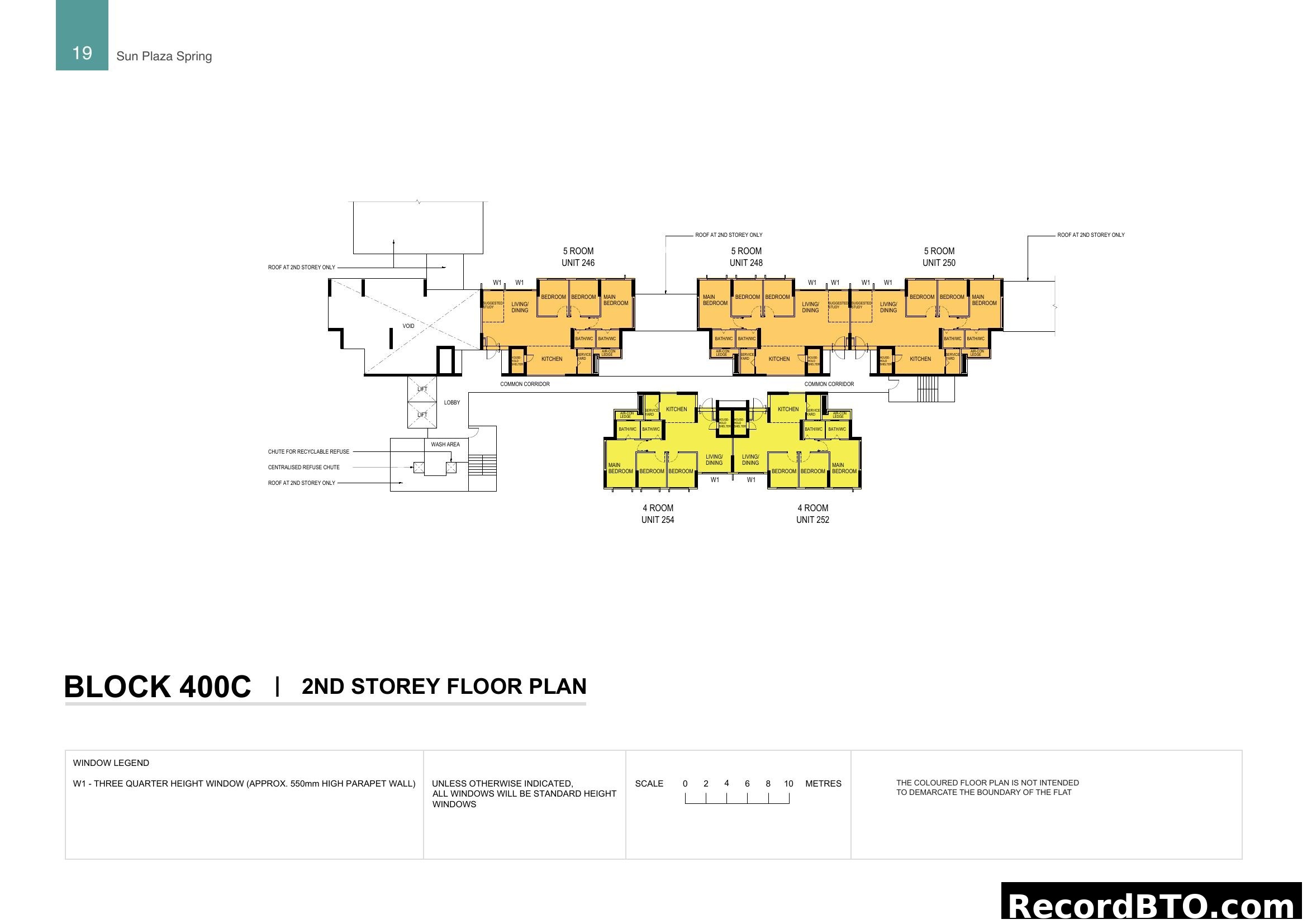 Sun Plaza Spring Block 400C 2nd Storey Floor Plan