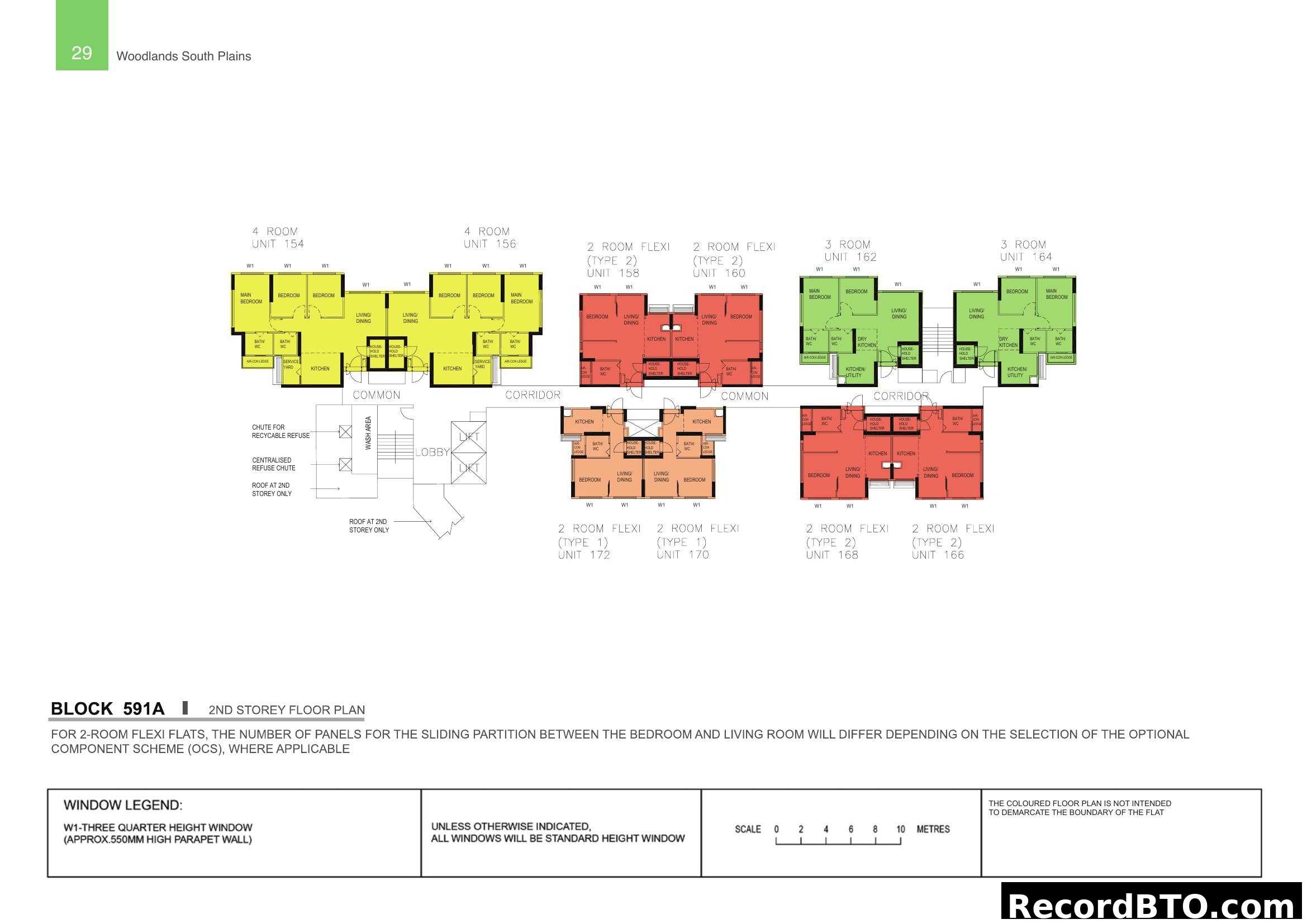 Block 591A 2nd Storey Floor Plan