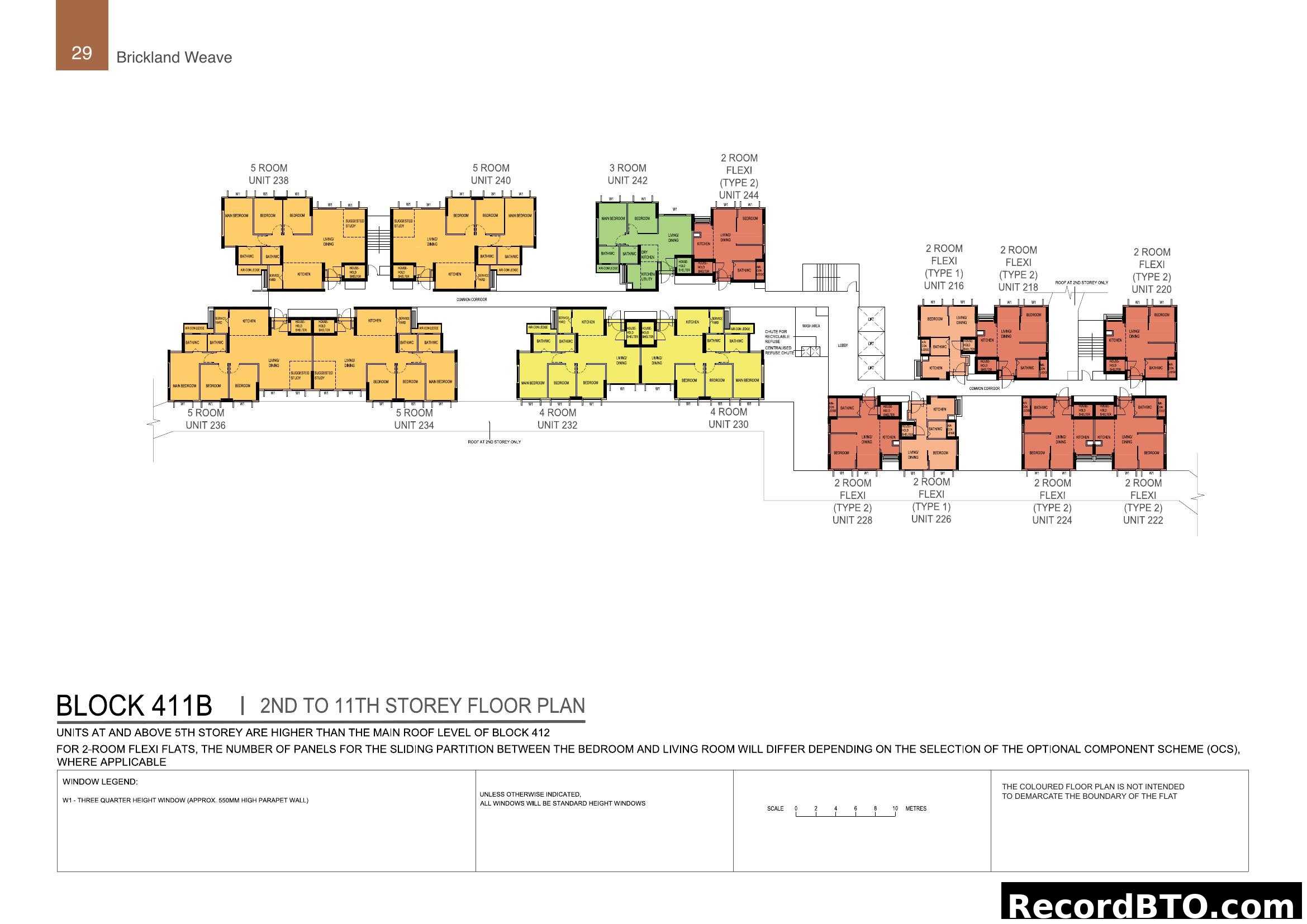 Block 411B Floor Plan - Brickland Weave