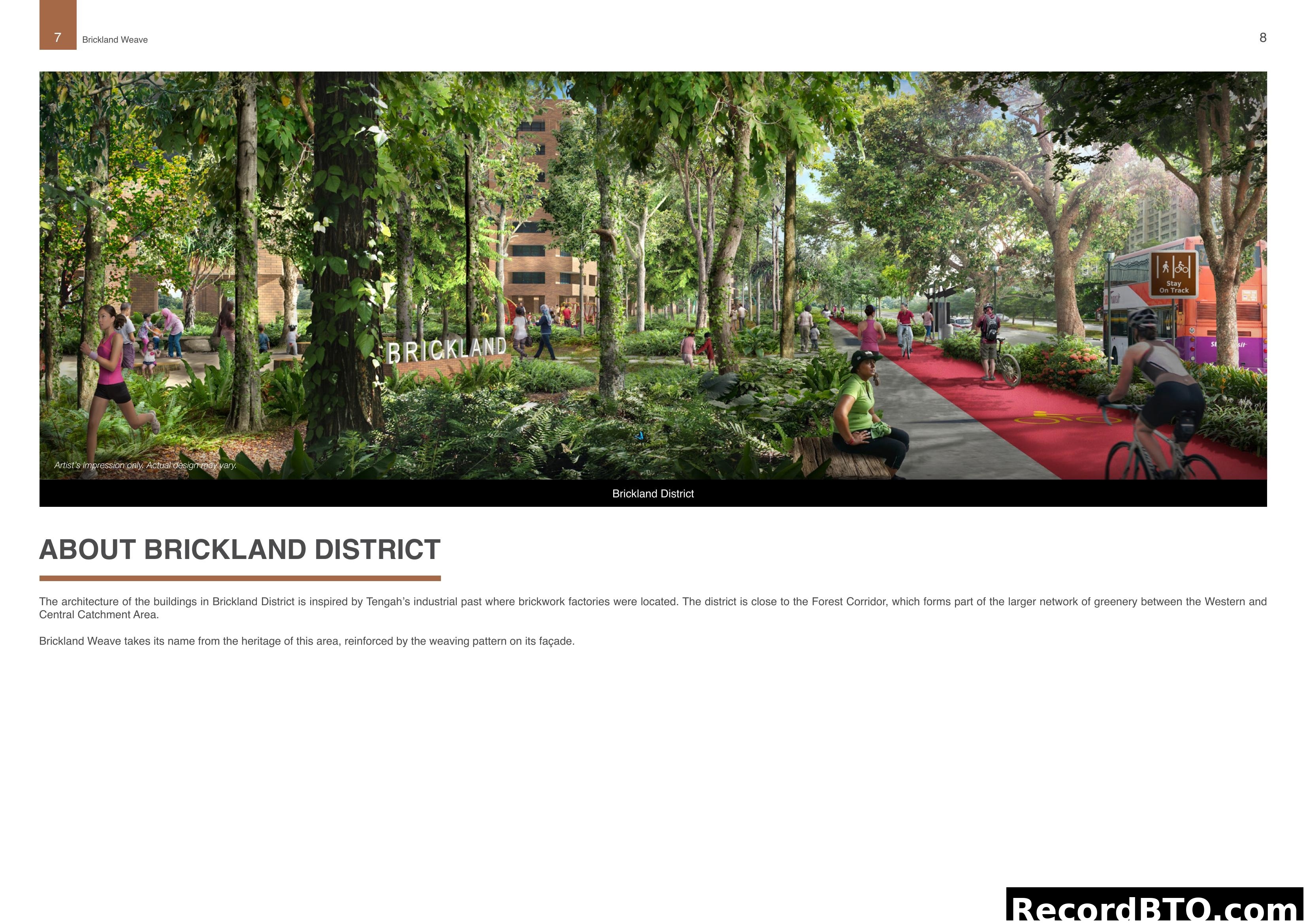 Brickland District: Greenery, Pathways & Heritage