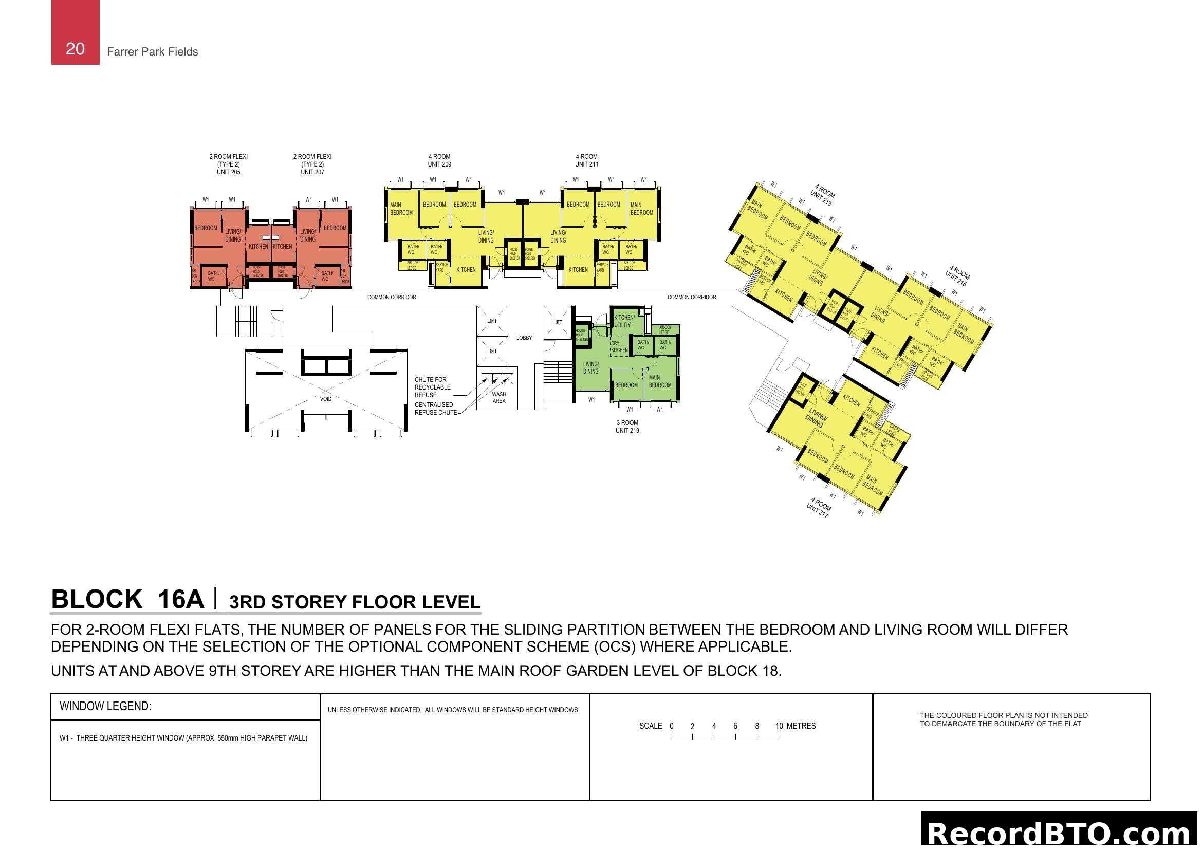 Block 16A 3rd Storey Floor Plan