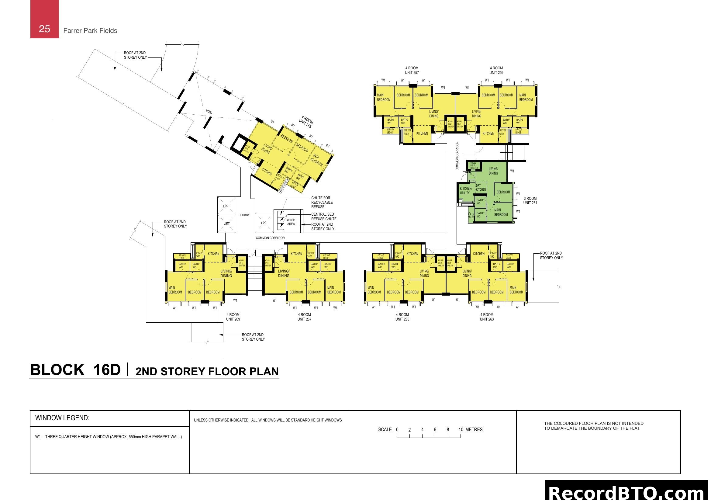 Block 16D 2nd Storey Floor Plan - Farrer Park Fields