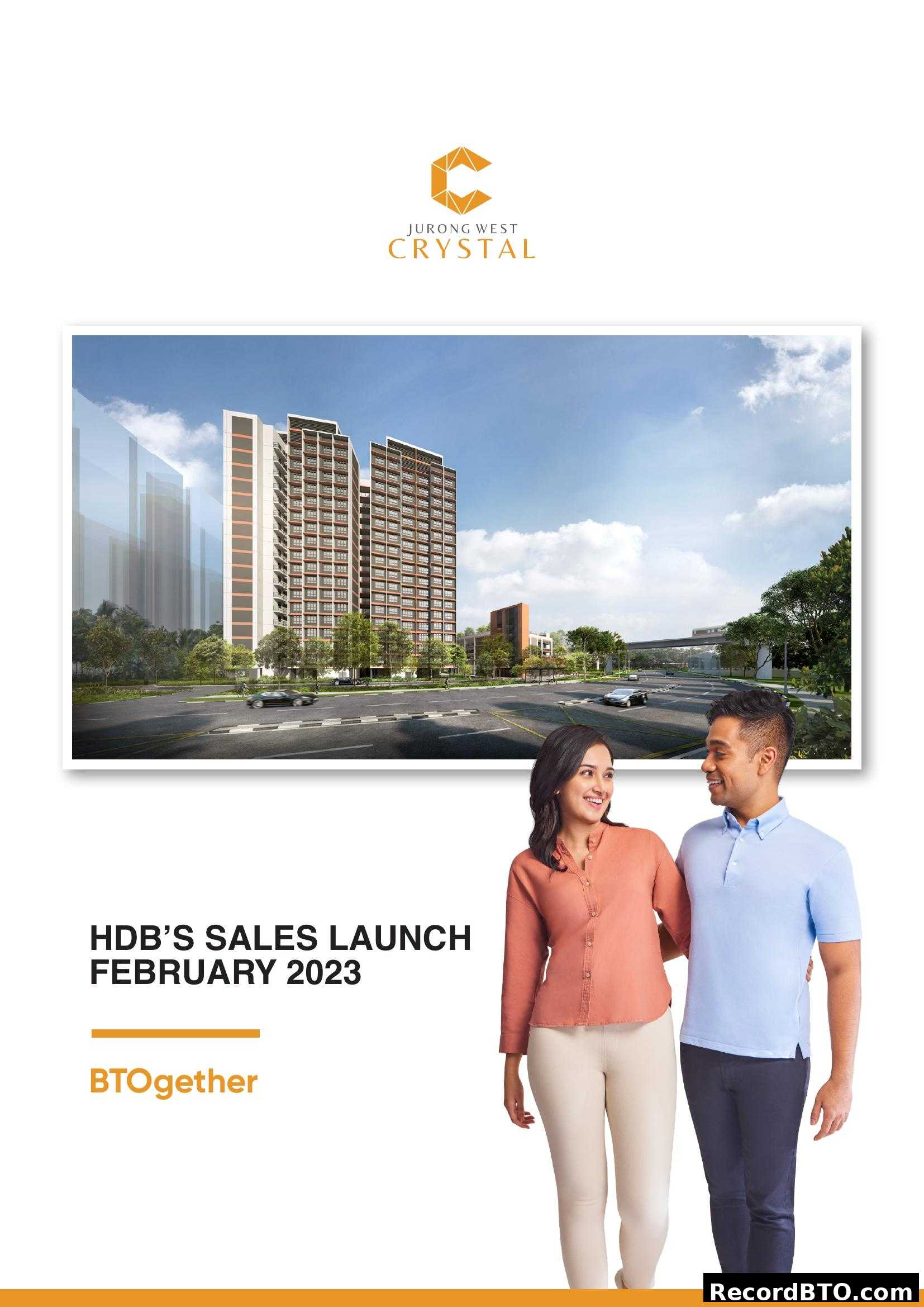 HDB's Sales Launch February 2023 - Jurong West Crystal