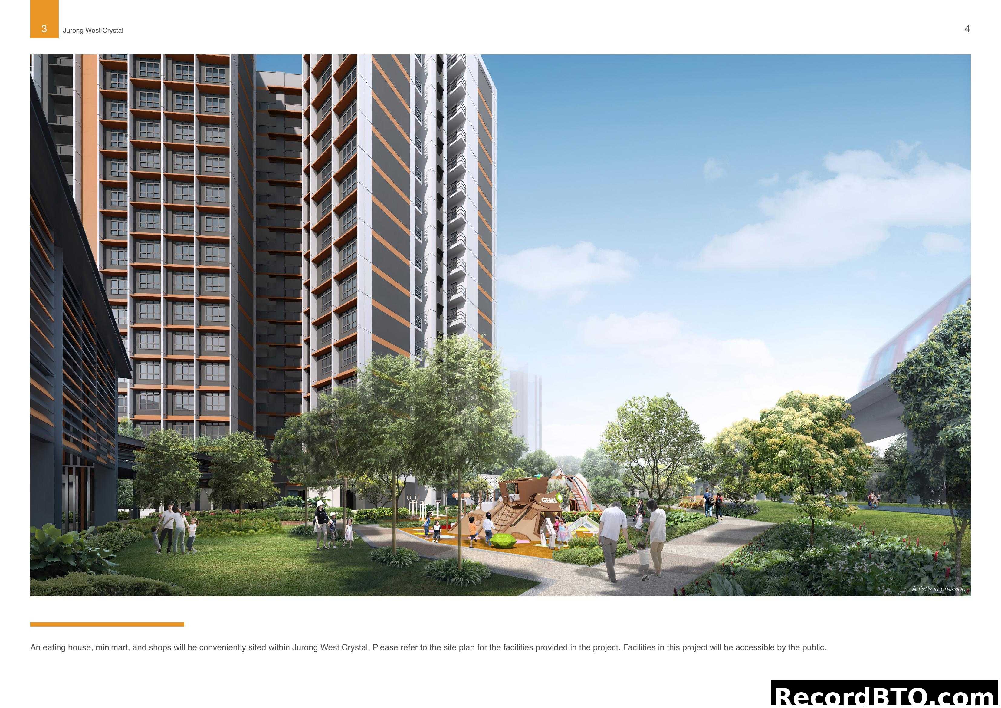 Jurong West Crystal - Artist's Impression