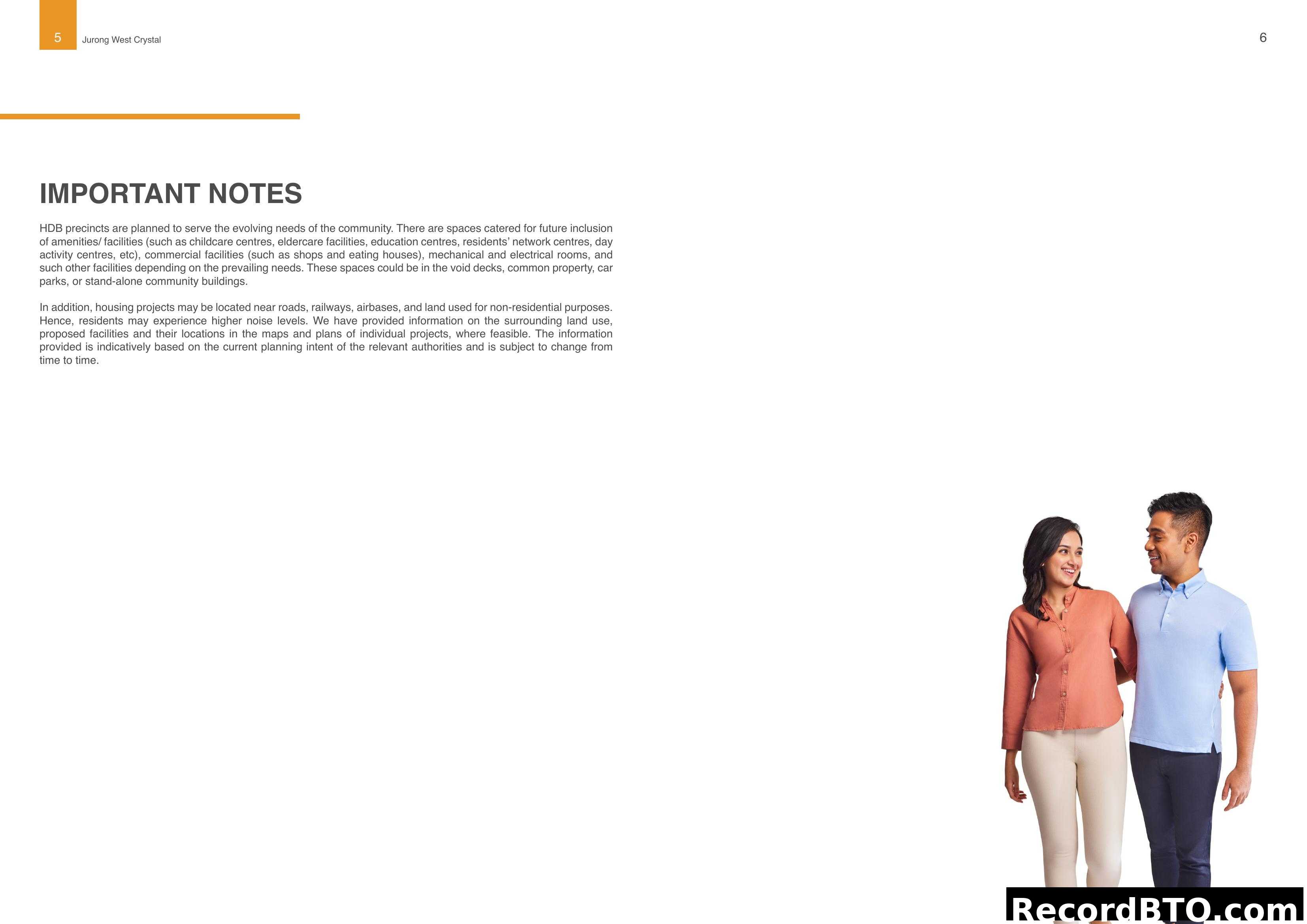 Important Notes for Jurong West Crystal HDB BTO