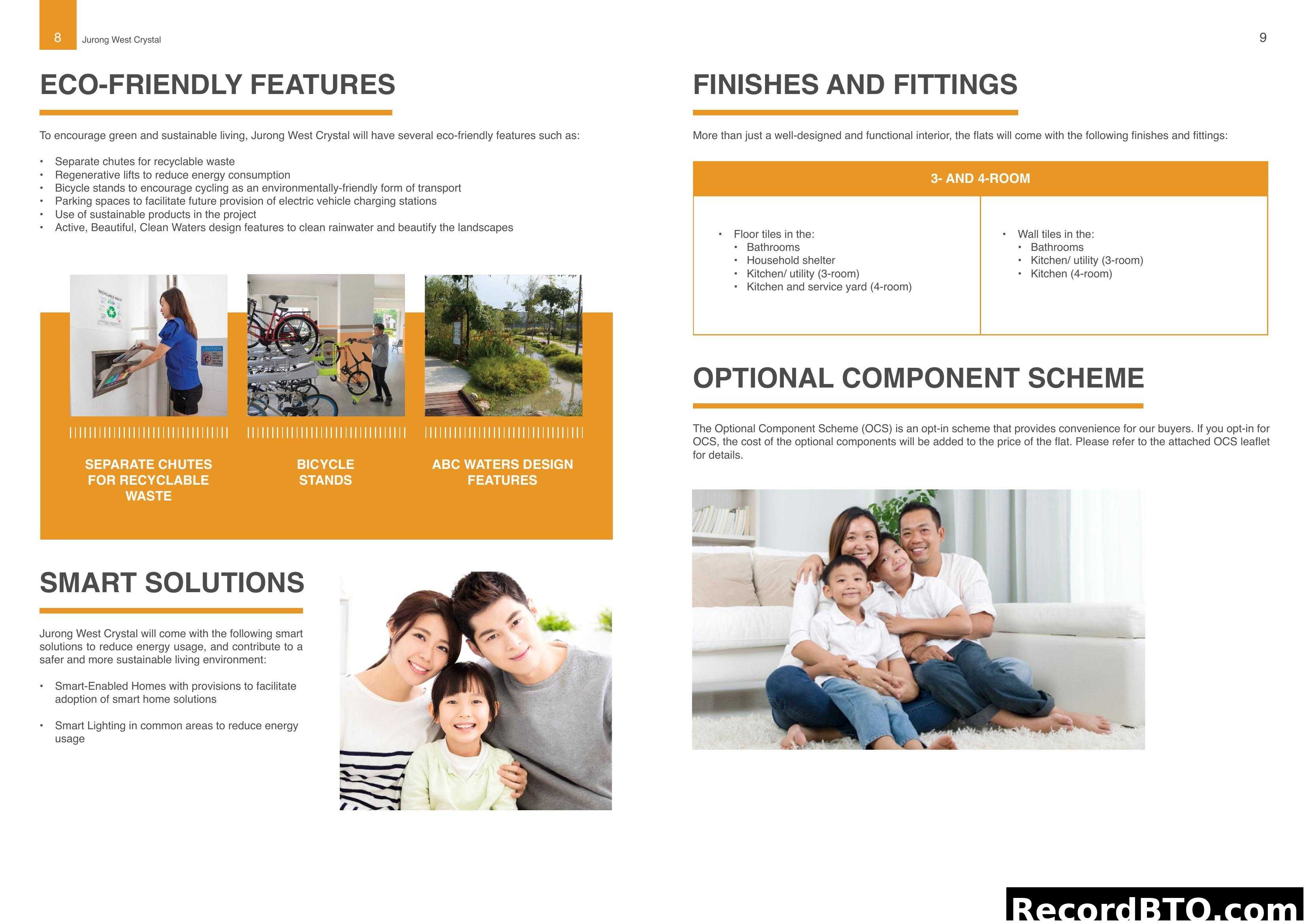 Jurong West Crystal: Eco-Friendly, Smart, Finishes & OCS