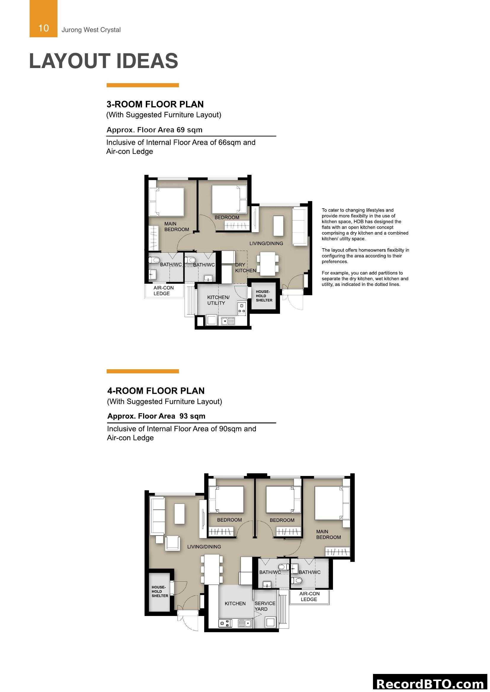 Layout Ideas for Jurong West Crystal