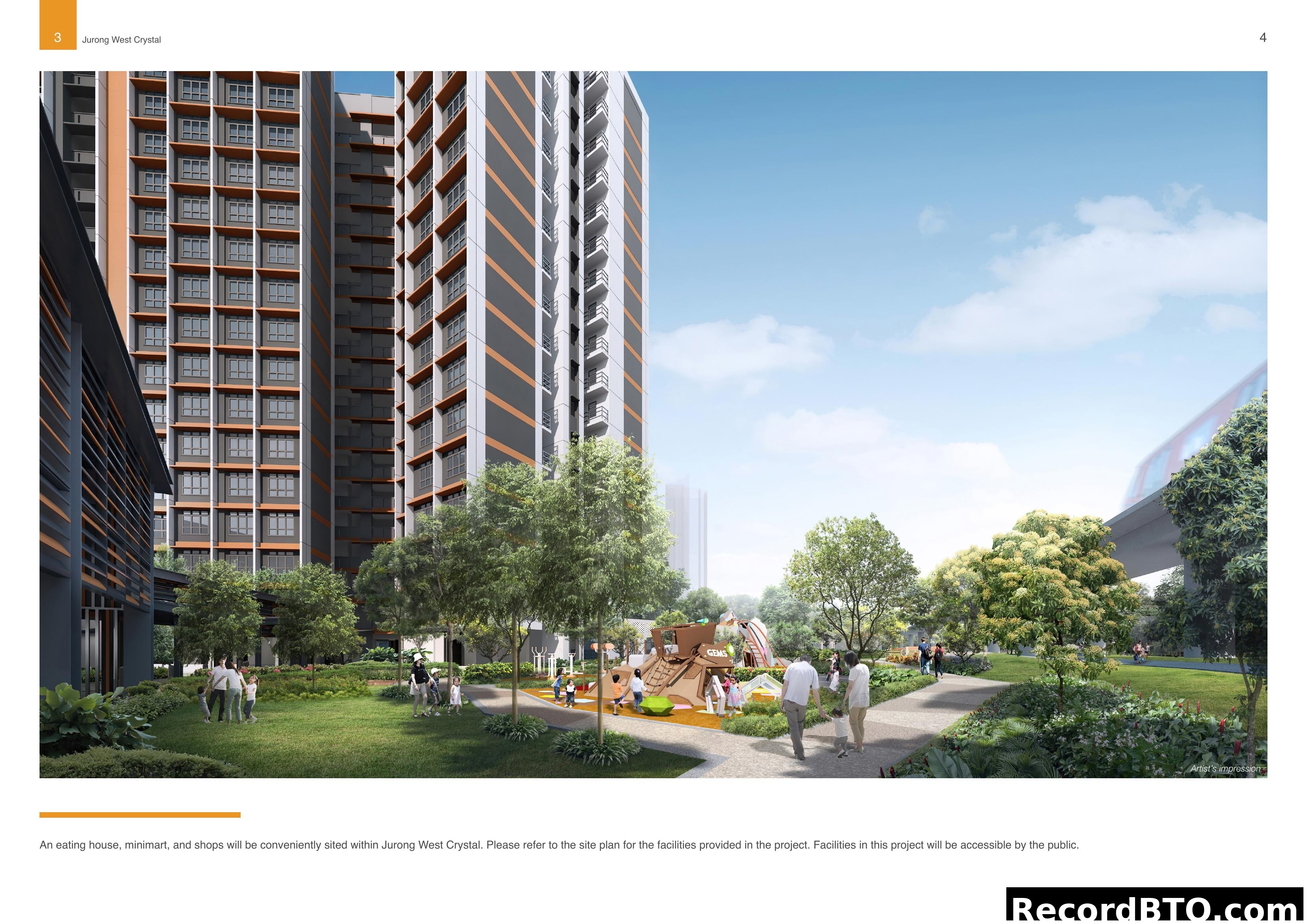 Jurong West Crystal - Artist's Impression