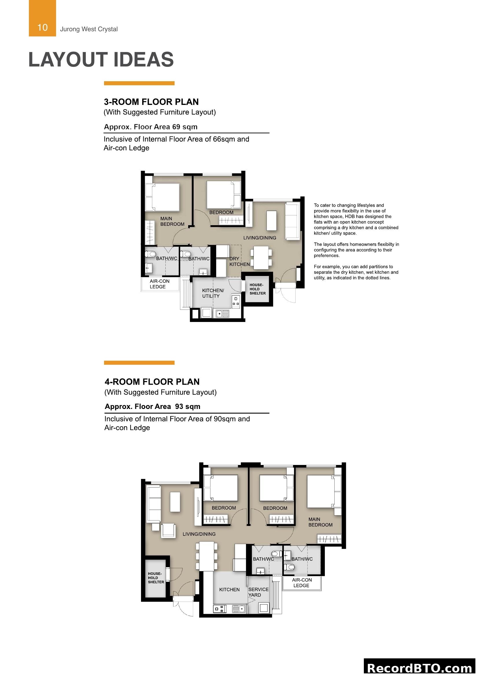 Layout Ideas for Jurong West Crystal