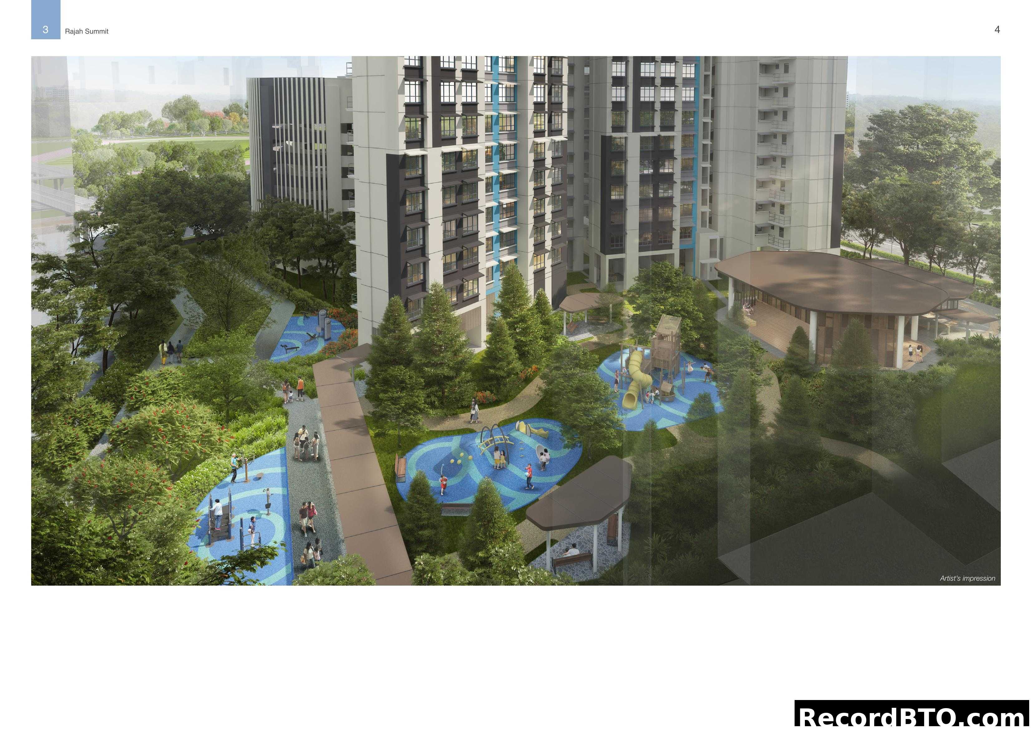 Rajah Summit Residential Development Aerial View