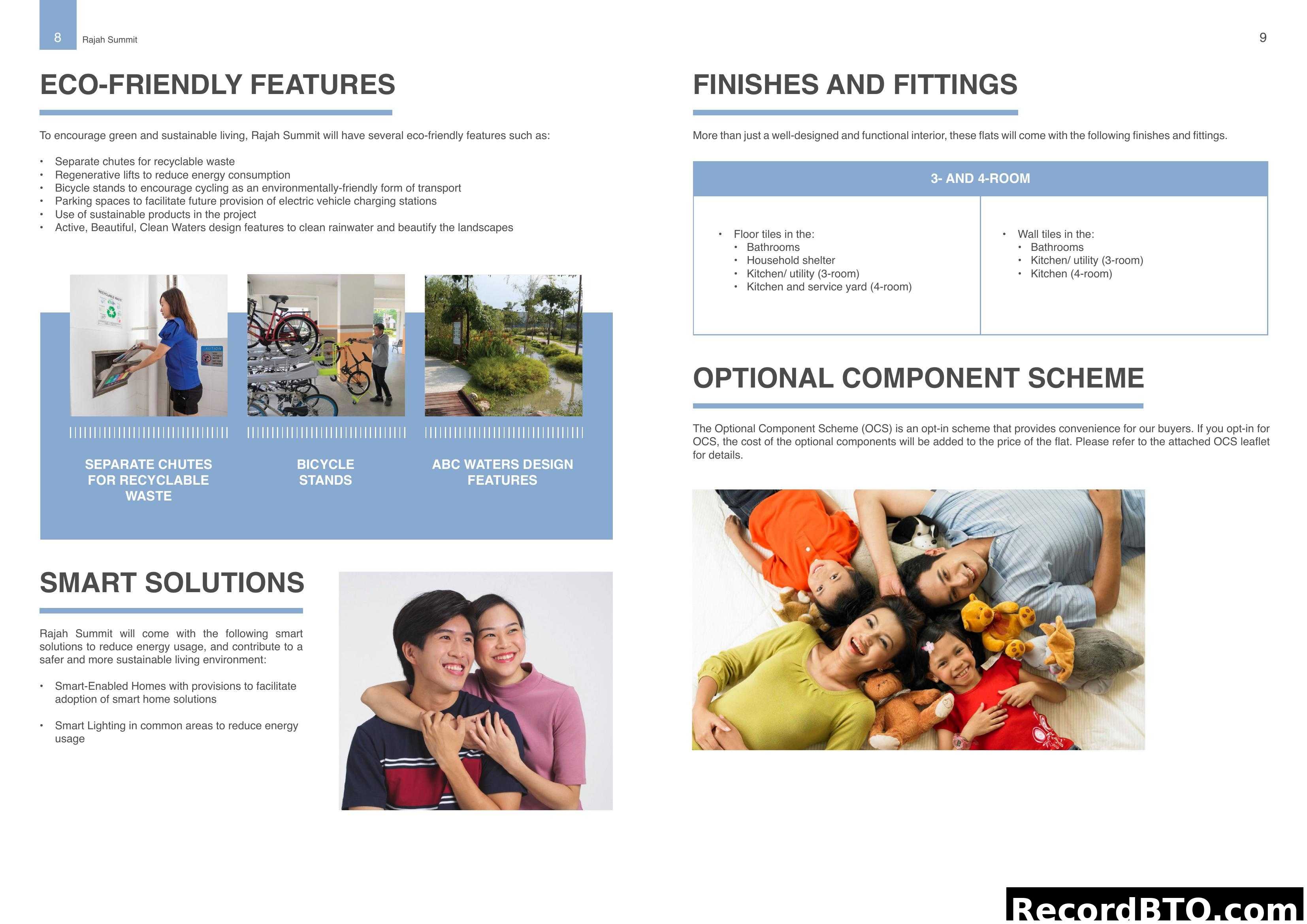 Rajah Summit Features and Specifications