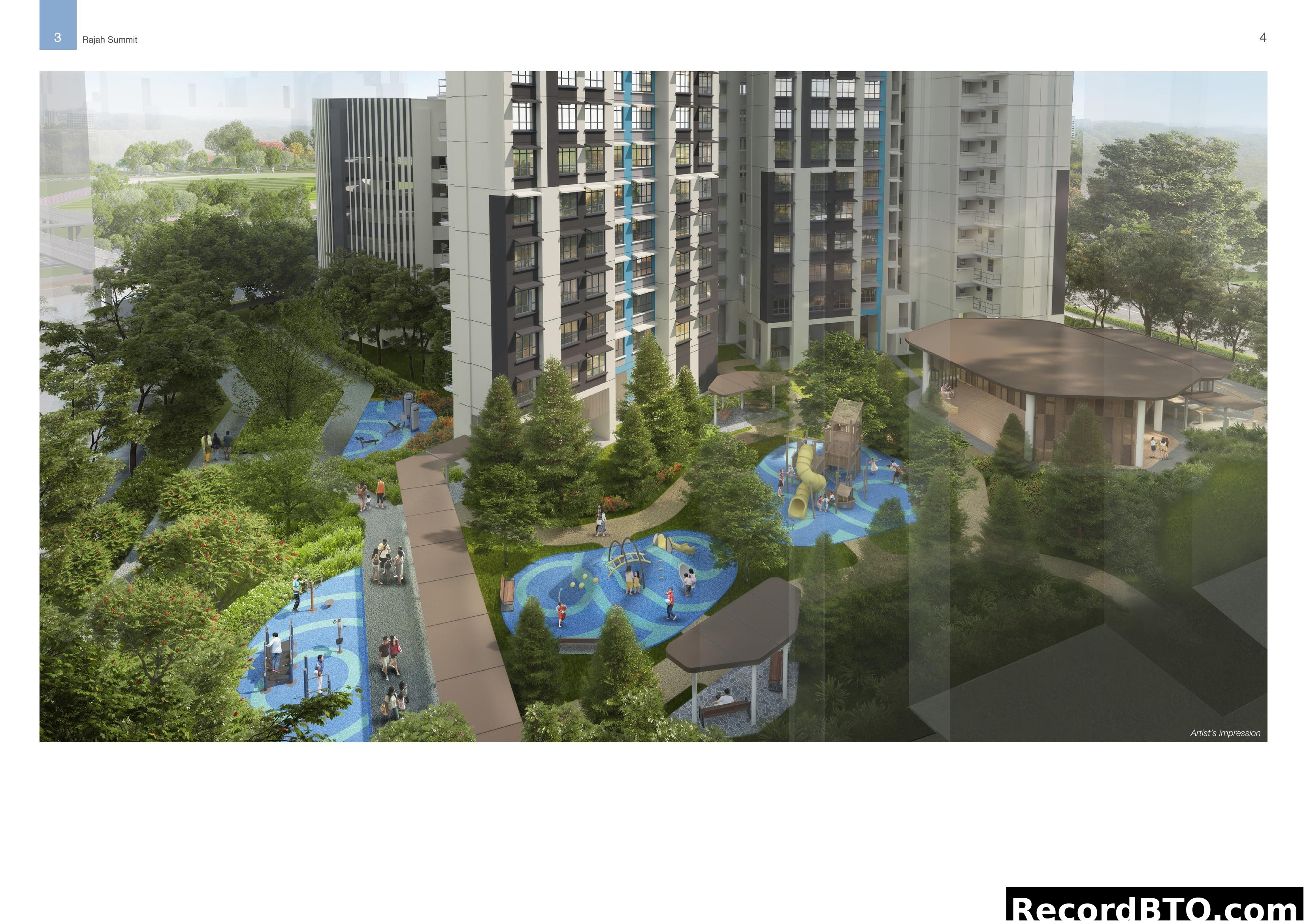 Rajah Summit Residential Development Aerial View