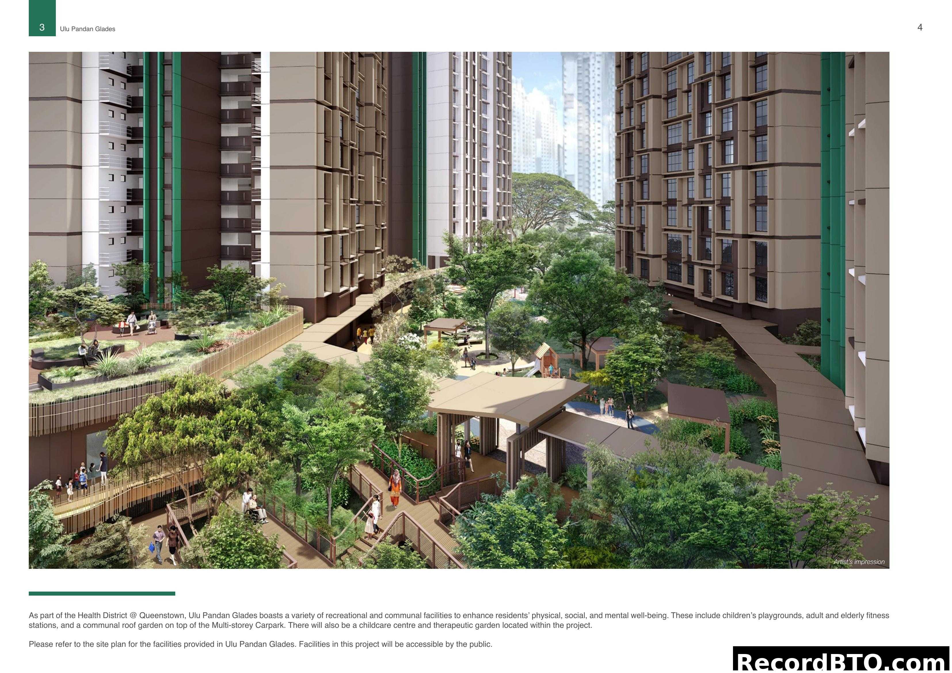 Ulu Pandan Glades Artist's Impression