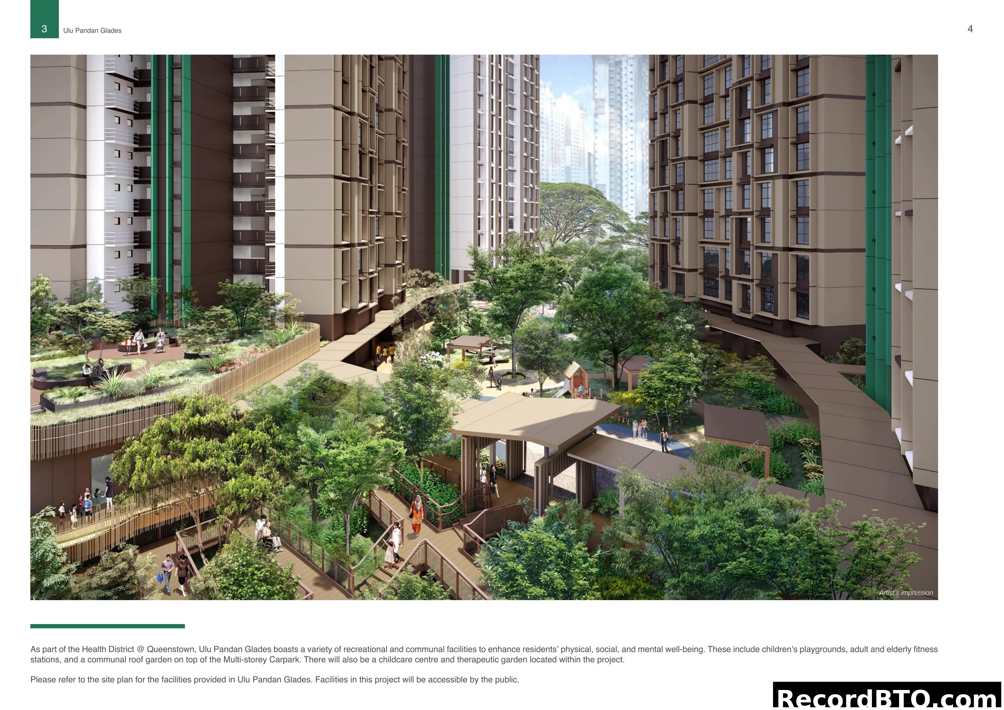 Ulu Pandan Glades Artist's Impression