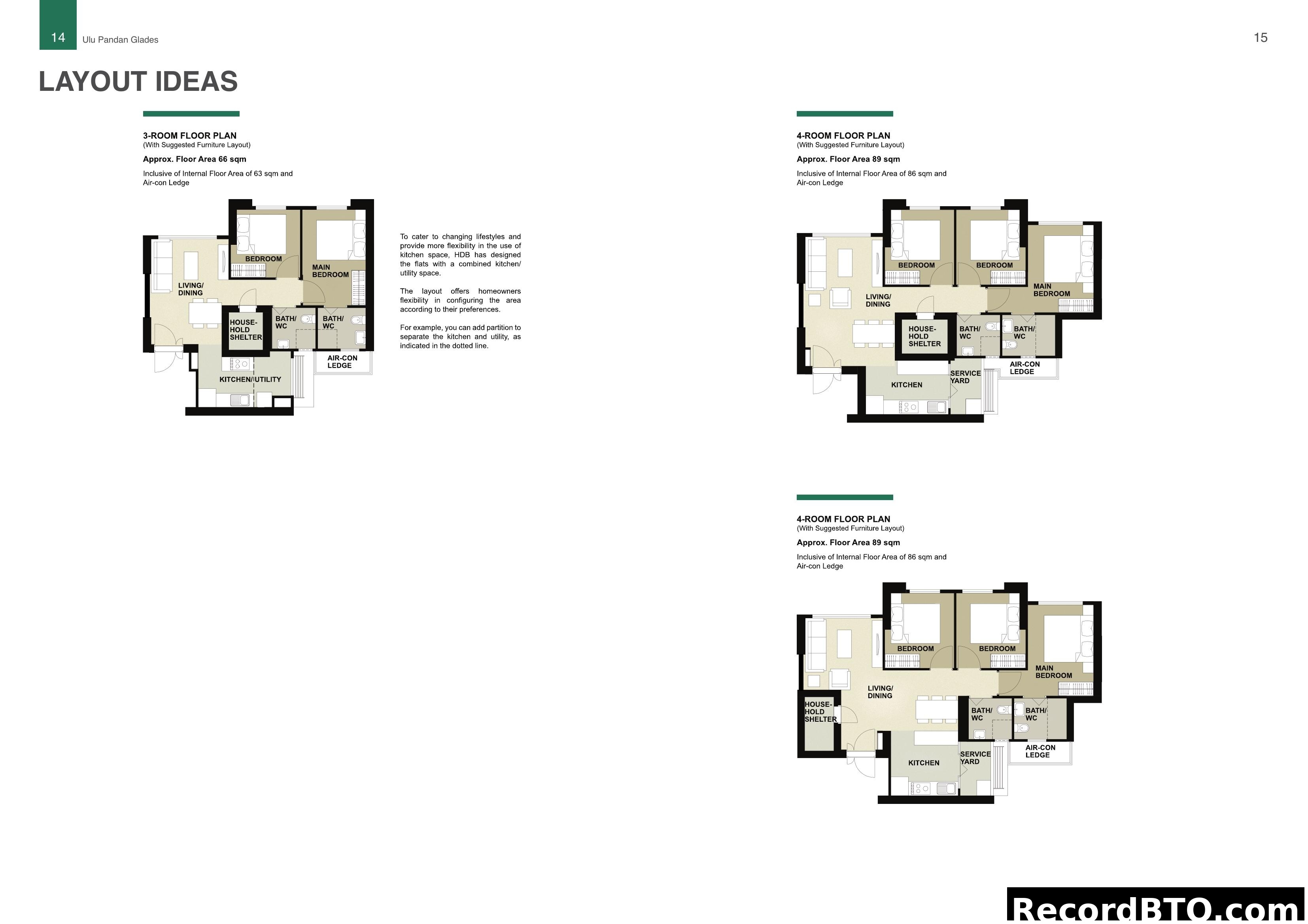 Ulu Pandan Glades - Layout Ideas