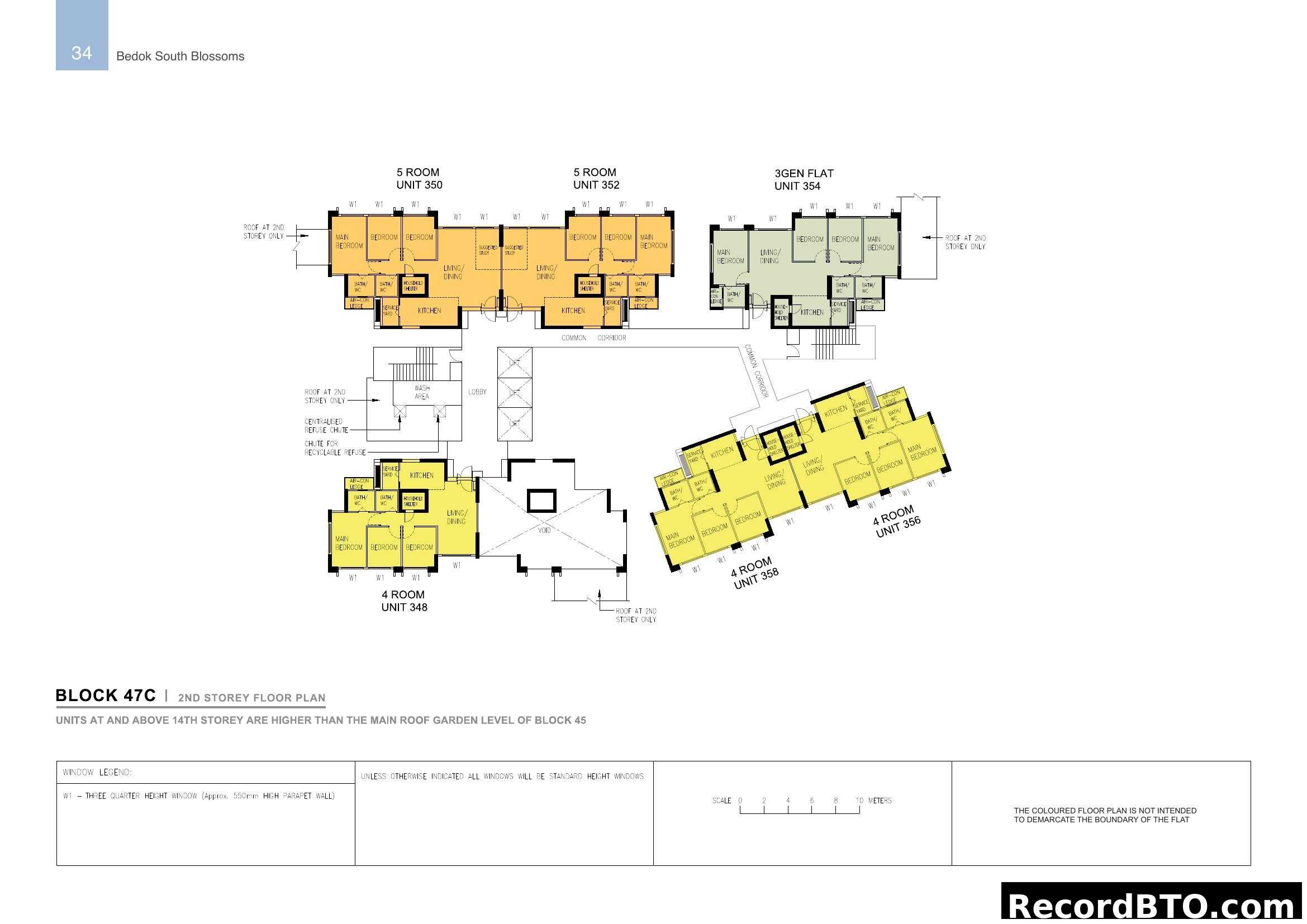 Block 47C 2nd Storey Floor Plan - Bedok South Blossoms