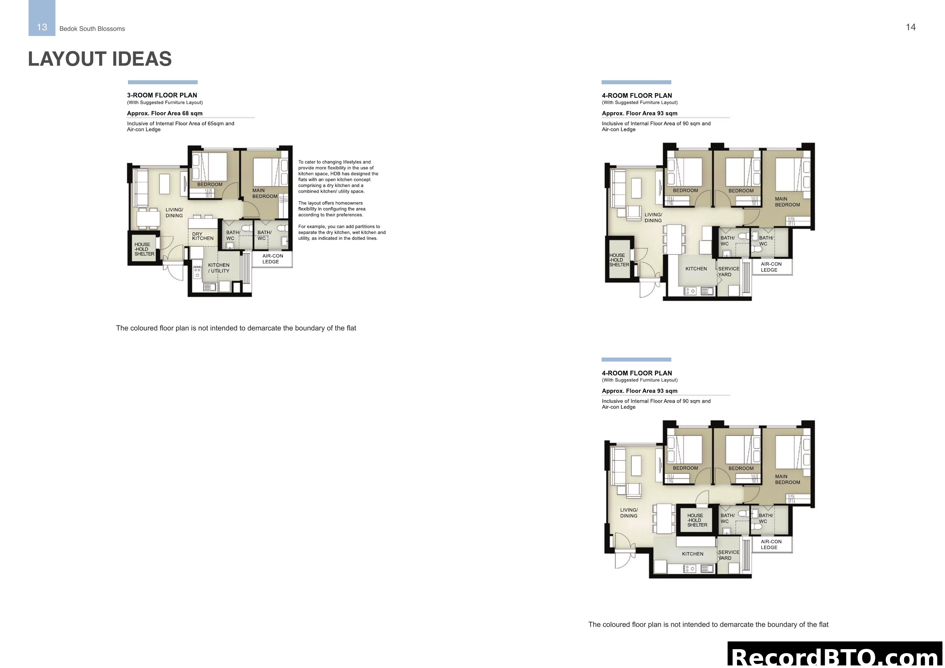 HDB Bedok South Blossoms Layout Ideas