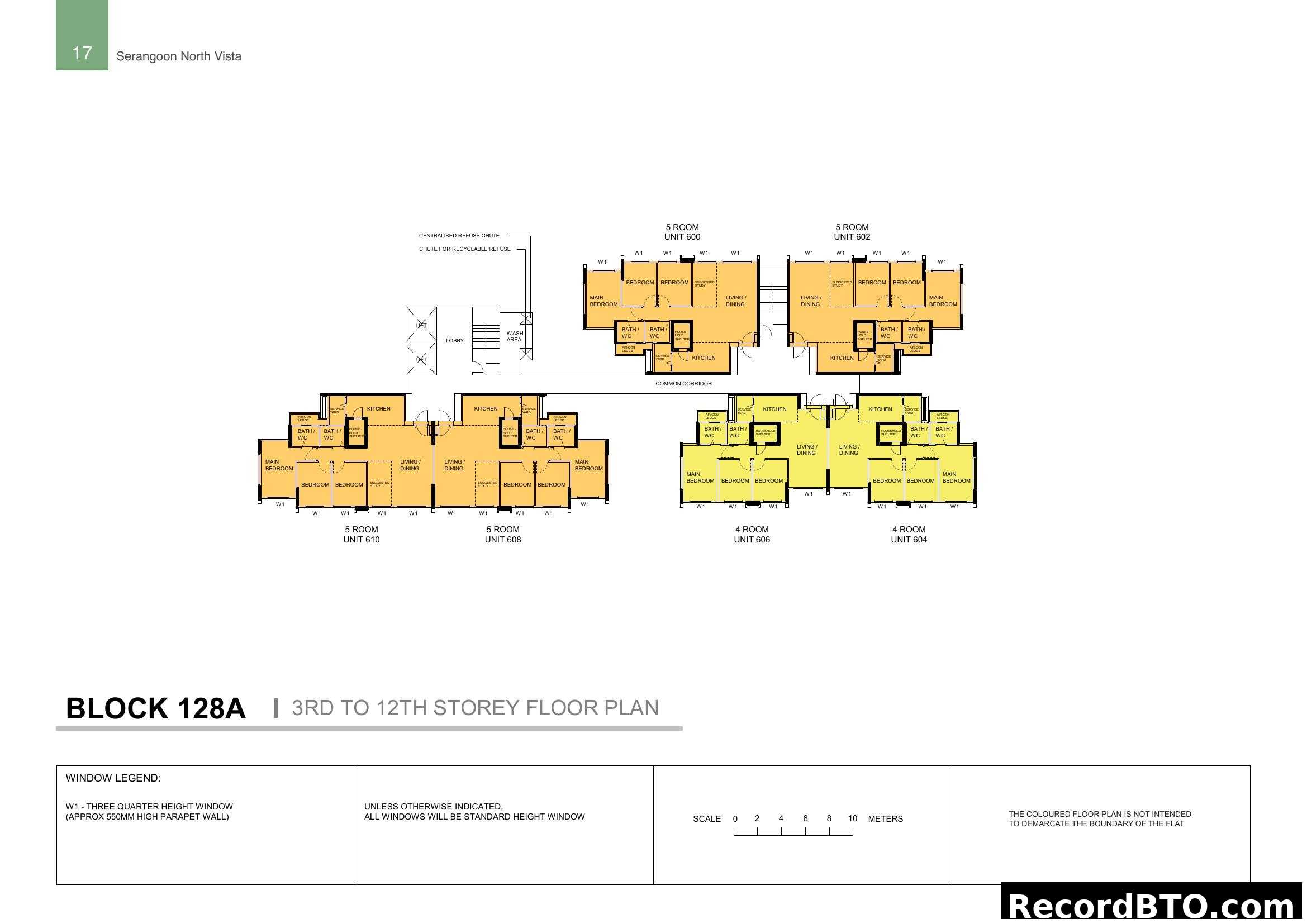 Block 128A Floor Plan - Serangoon North Vista