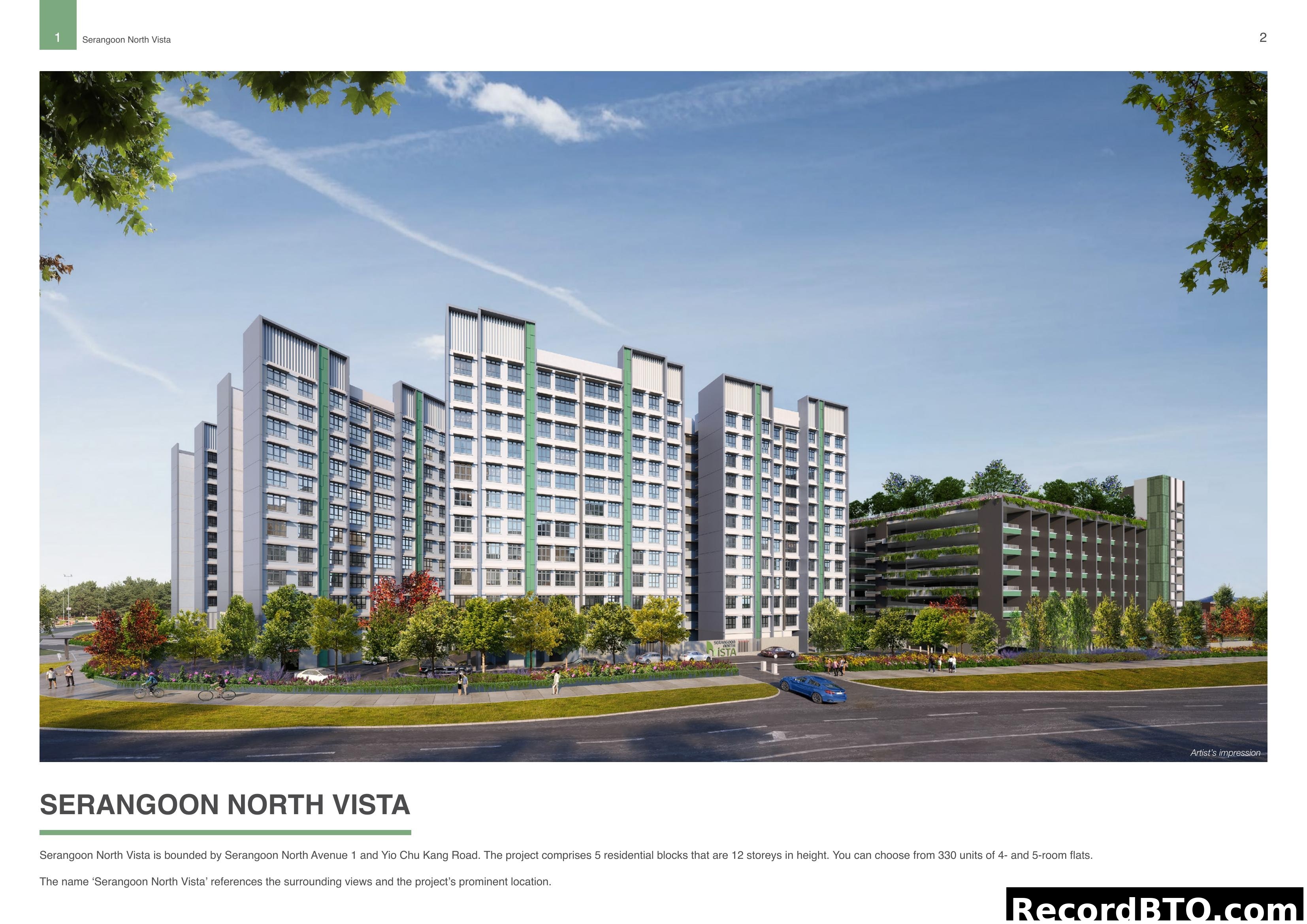 Serangoon North Vista - Project Artist's Impression