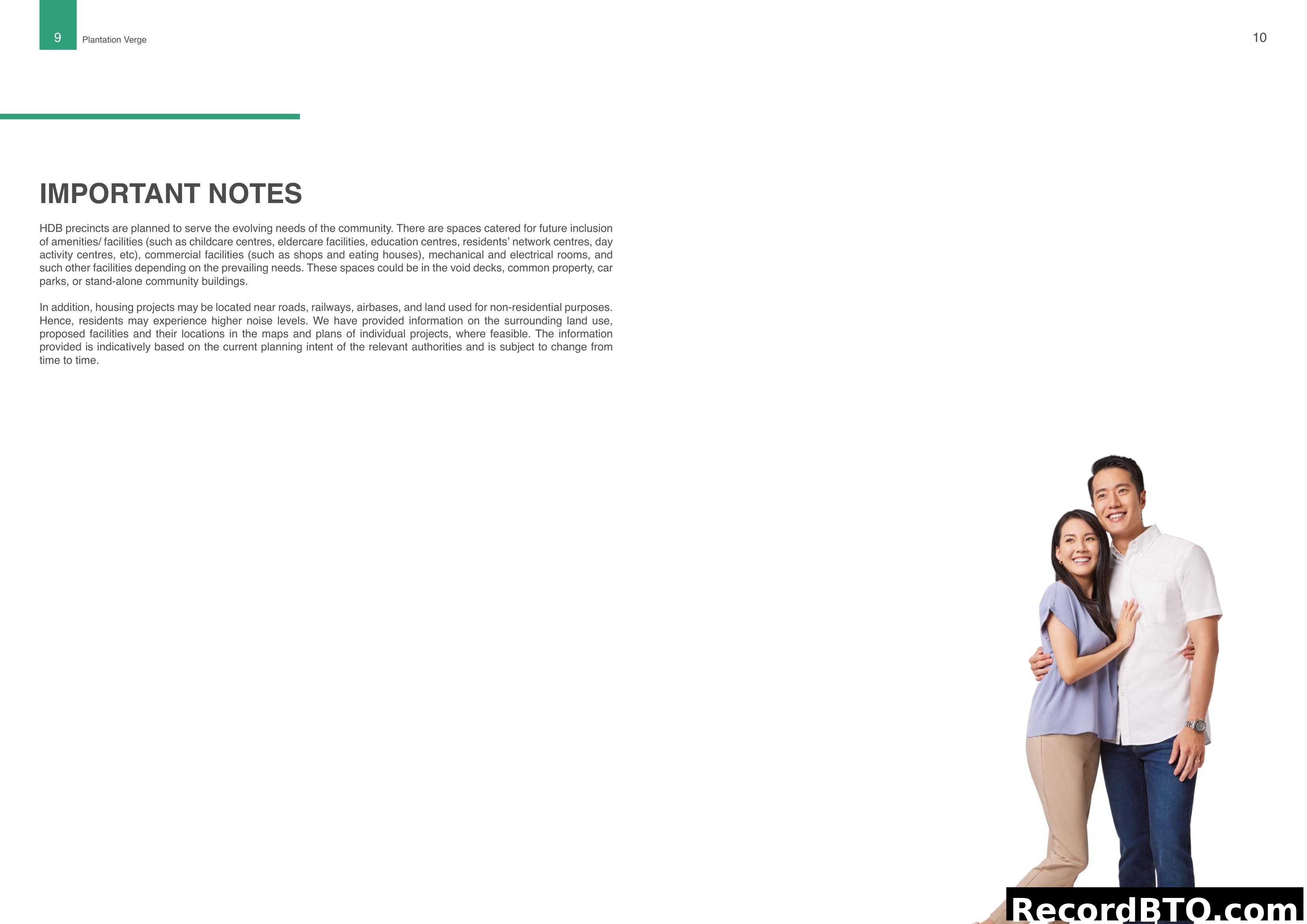 Important Notes on HDB Precincts and Planning