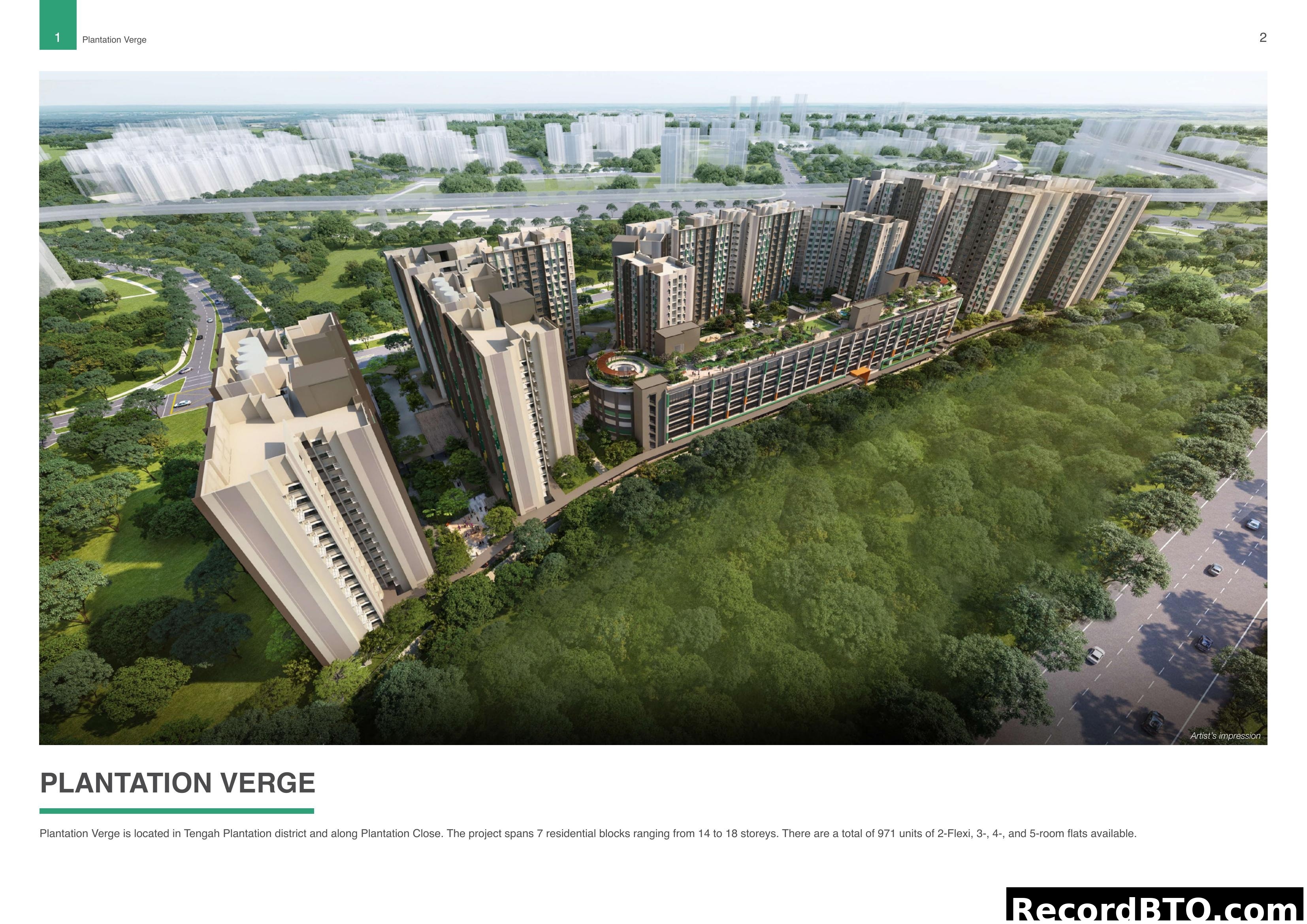 Plantation Verge Aerial View