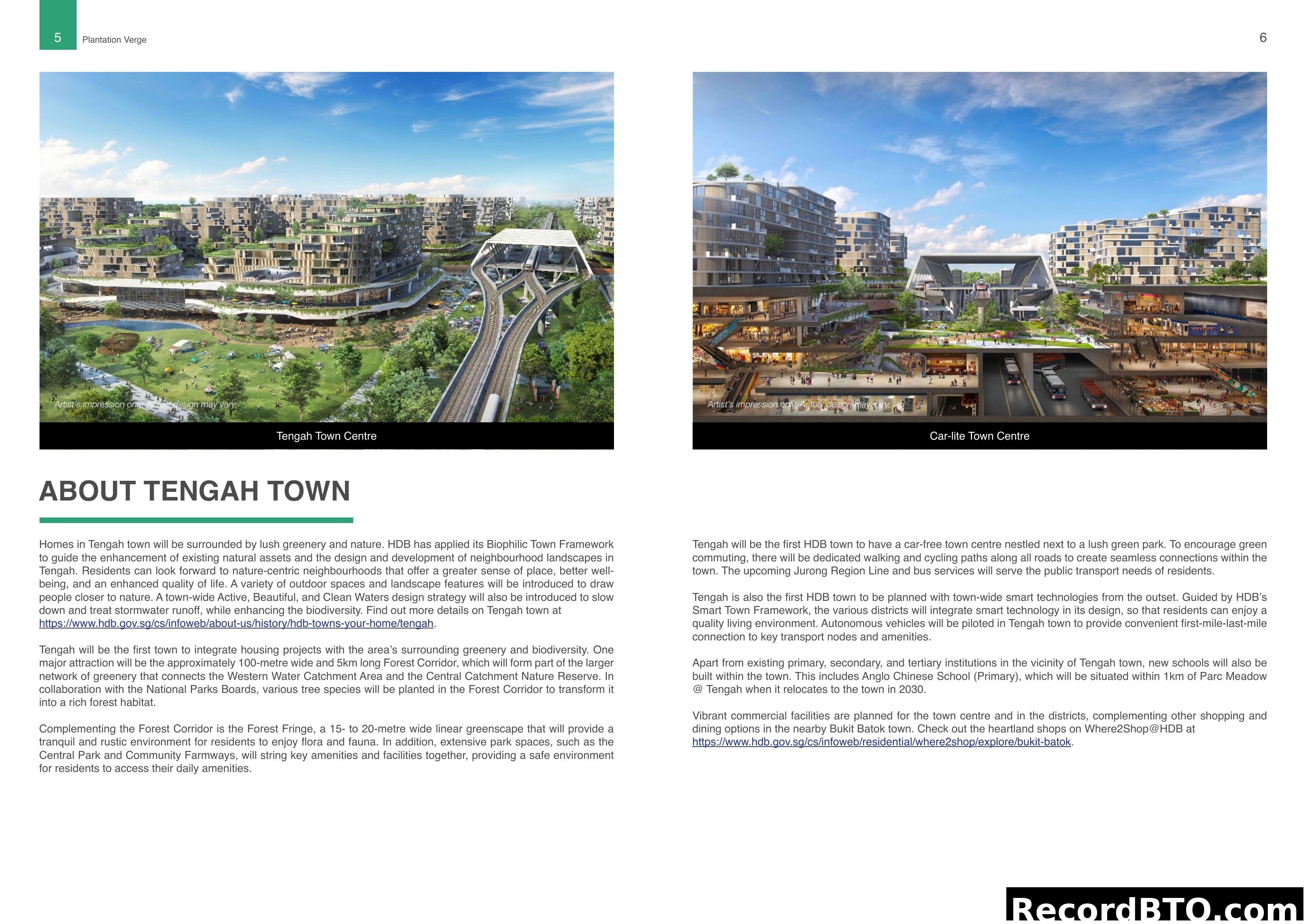 About Tengah Town: Green Living & Smart Features