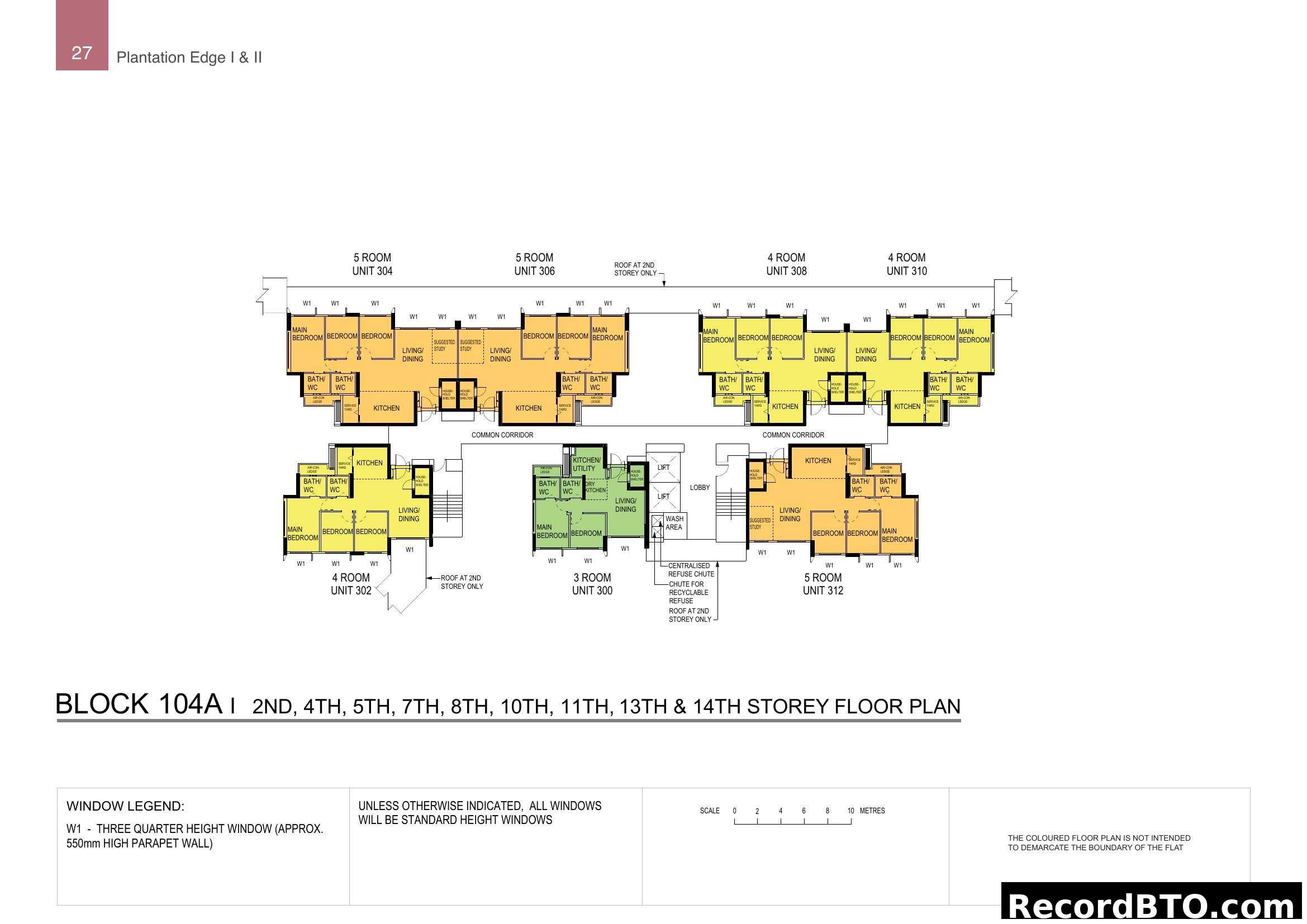 Plantation Edge I & II - Block 104A I Floor Plan