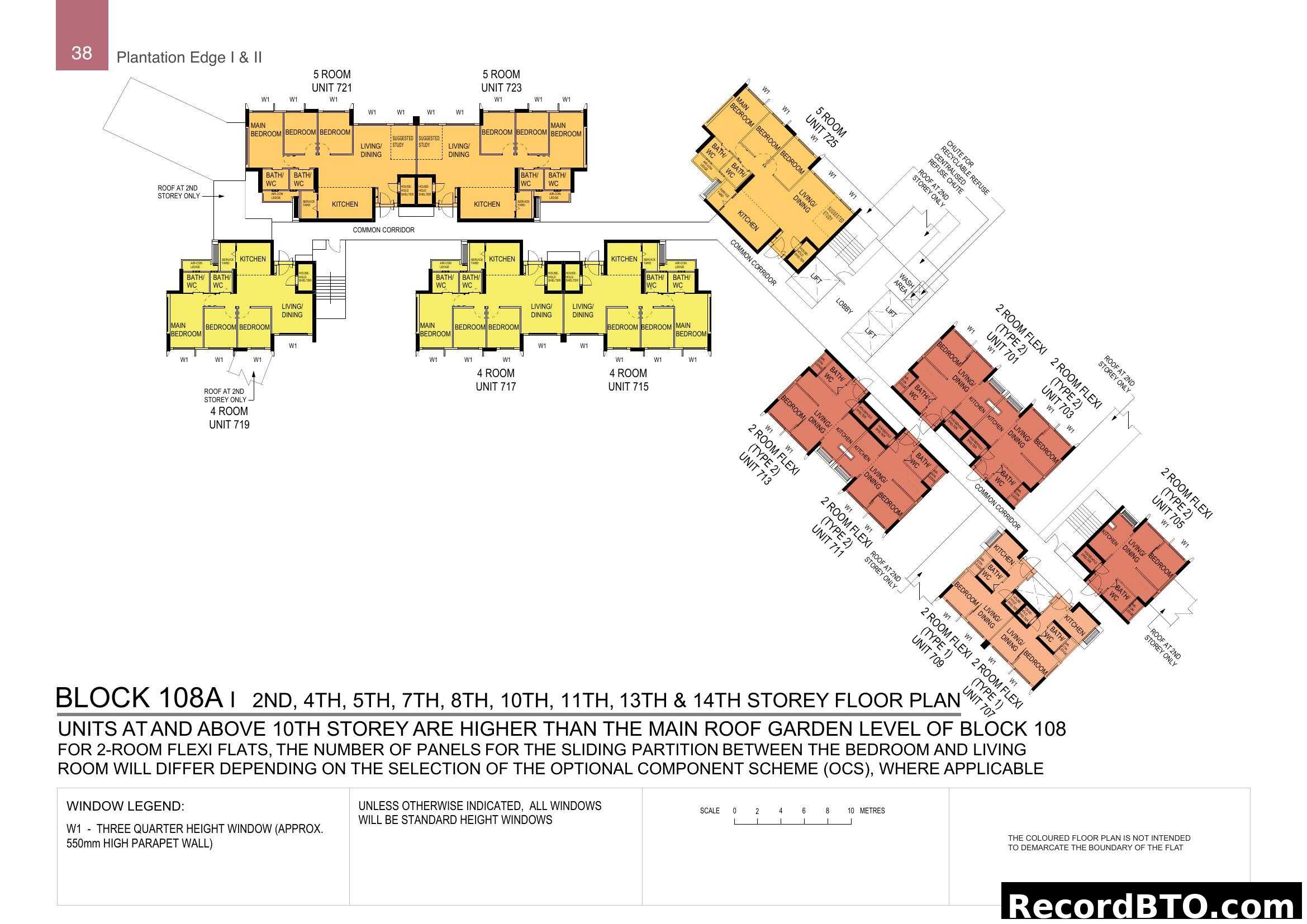 Plantation Edge I & II - Block 108A Floor Plans