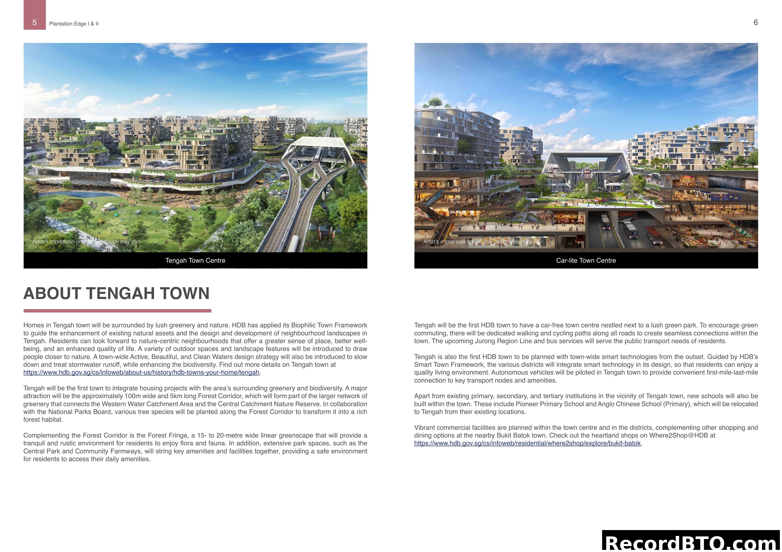 About Tengah Town: Greenery, Car-lite & Smart Living