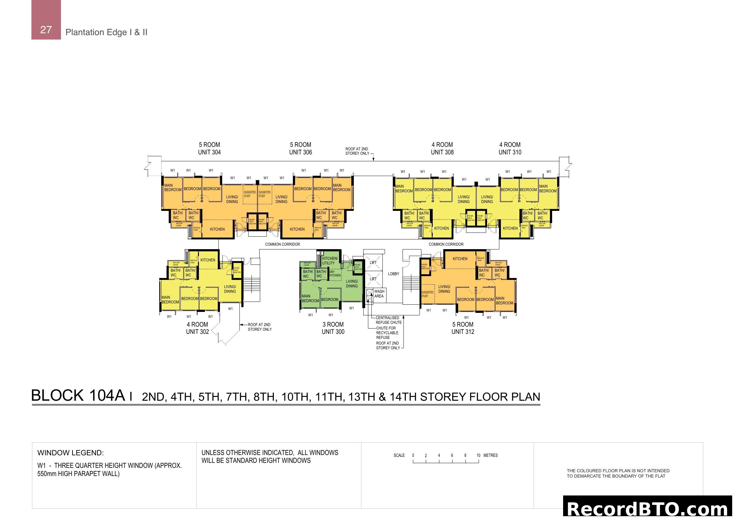 Plantation Edge I & II - Block 104A I Floor Plan