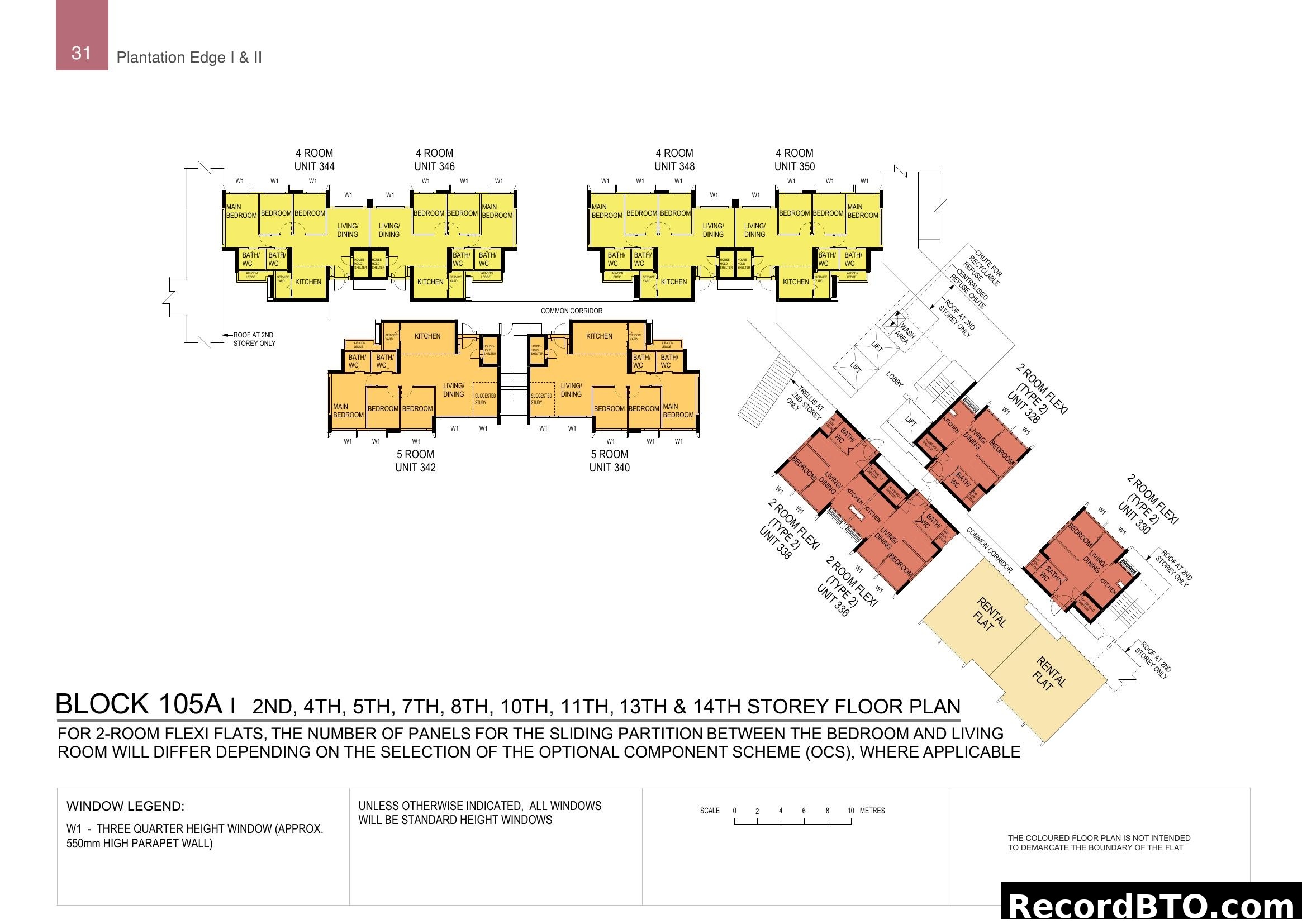 Block 105A I Storey Floor Plan