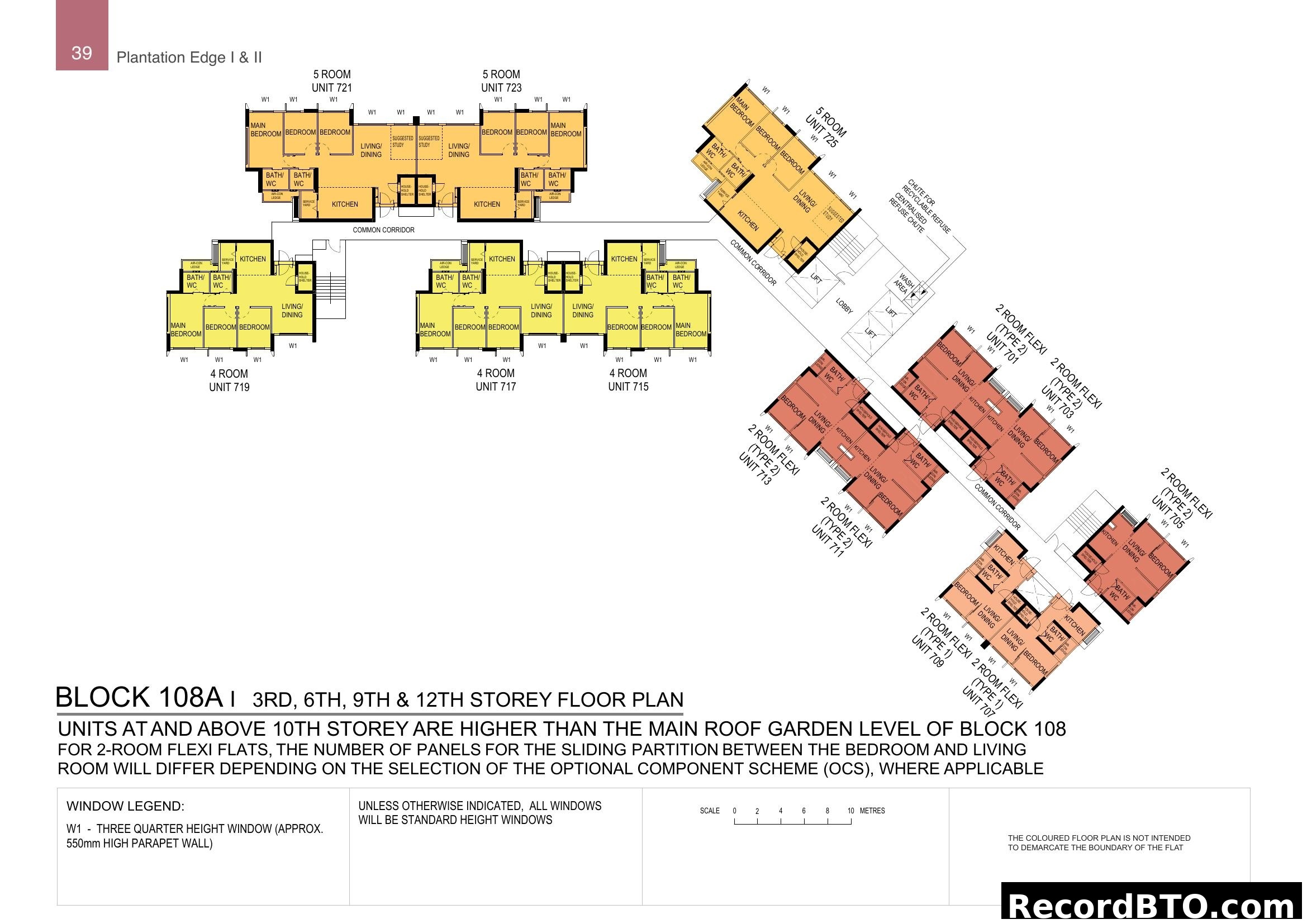 Plantation Edge I & II - Block 108A Floor Plan