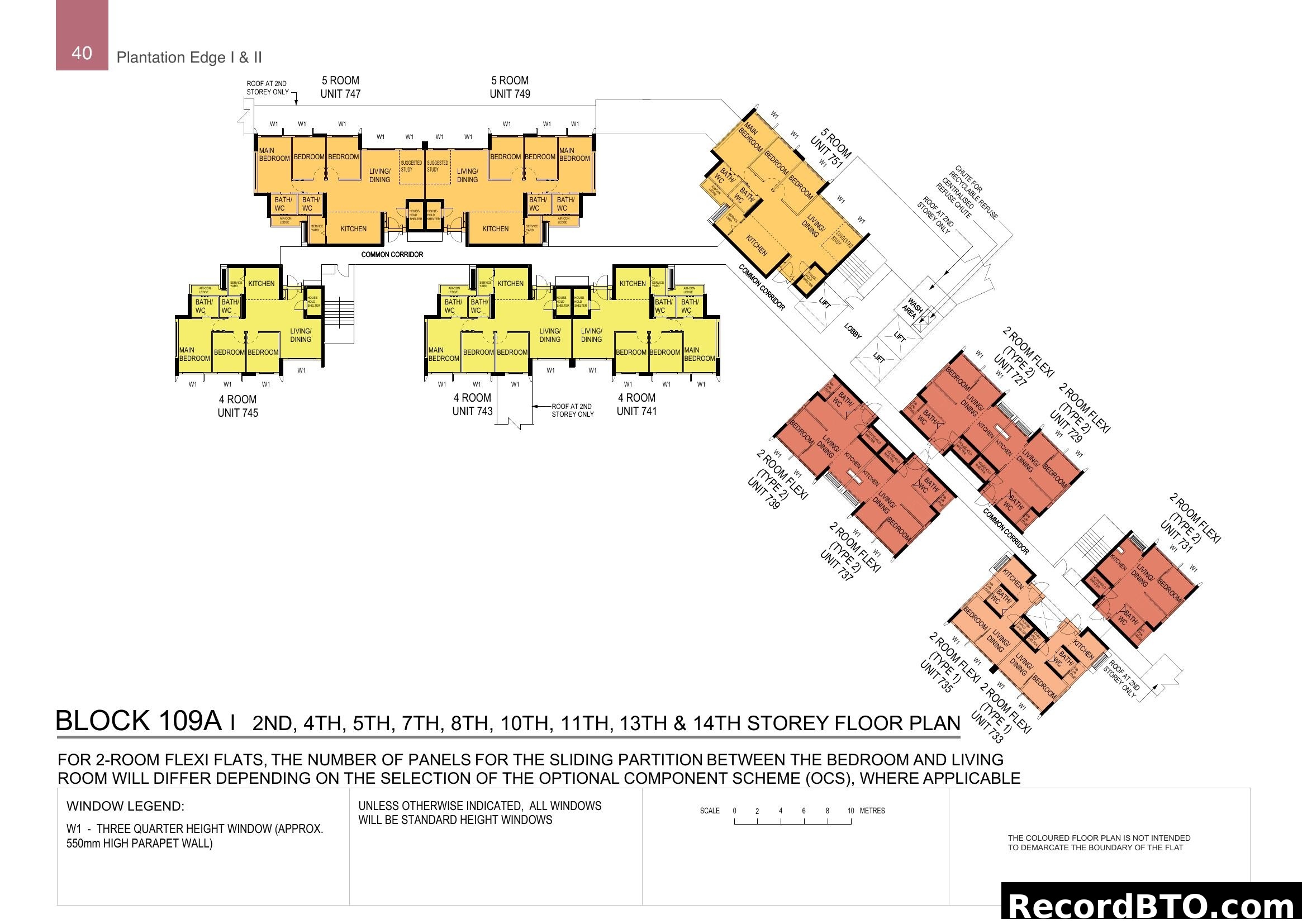 Block 109A Floor Plan - Plantation Edge I & II