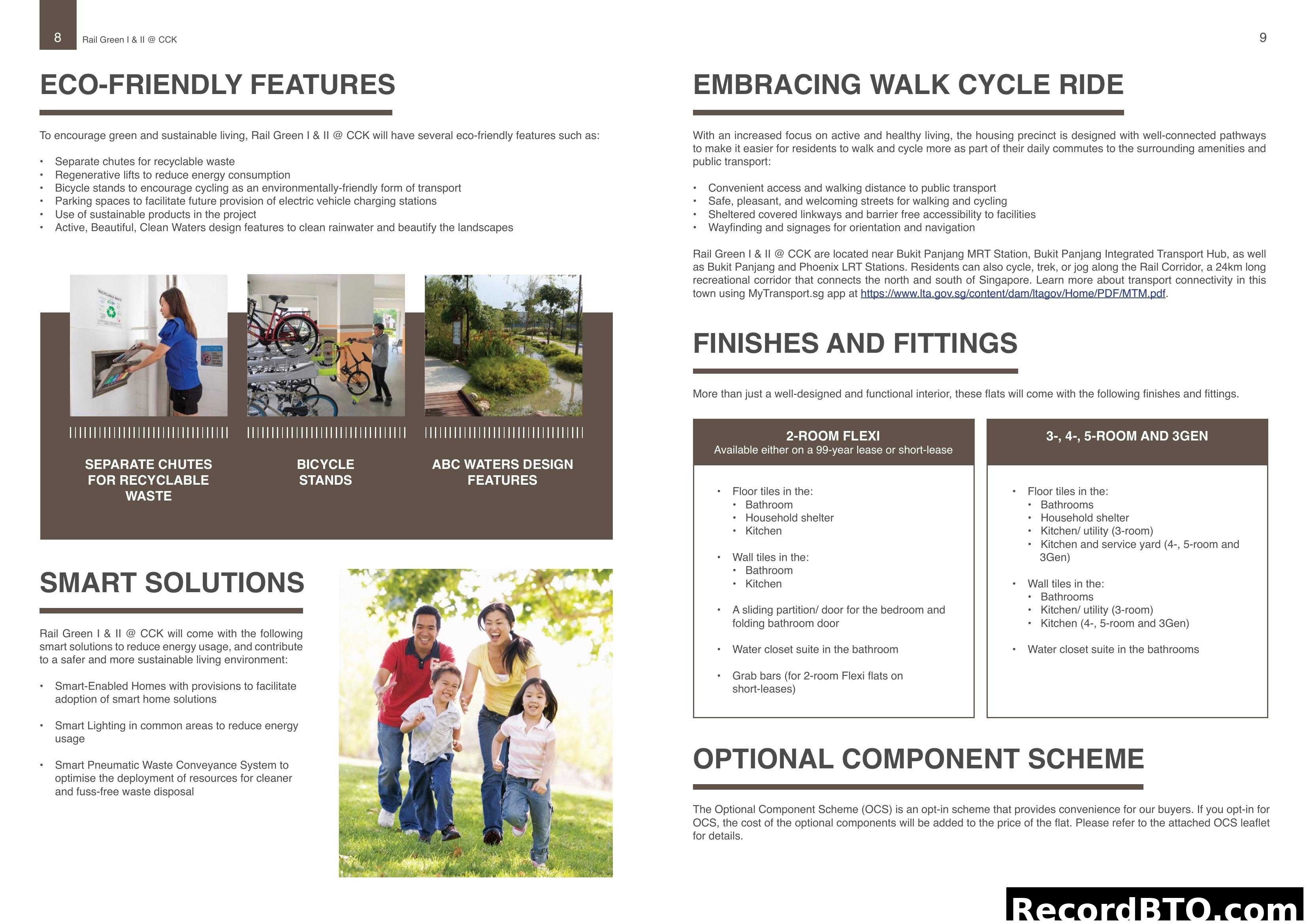 Rail Green I & II @ CCK Features & Specifications