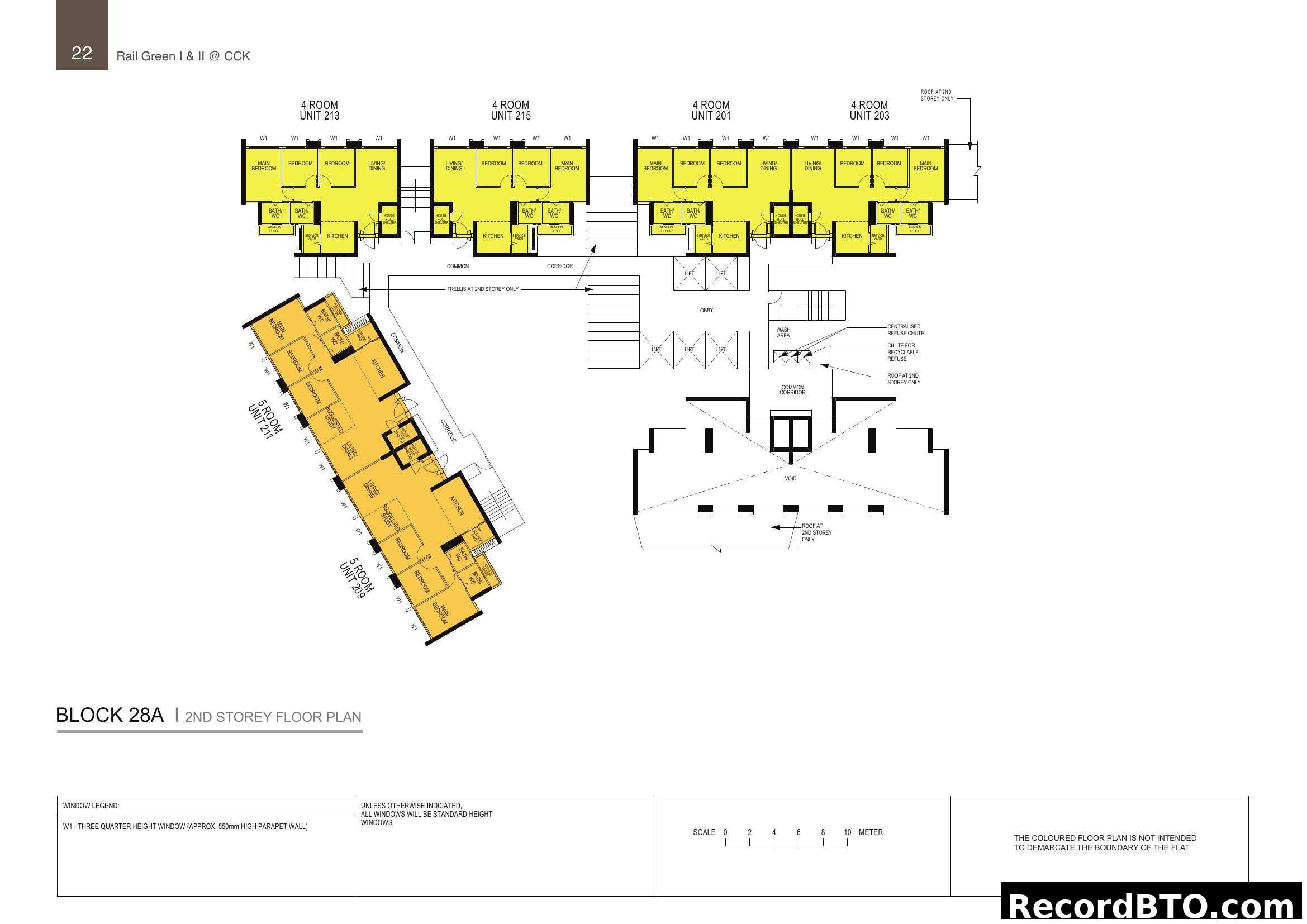BLOCK 28A | 2ND STOREY FLOOR PLAN