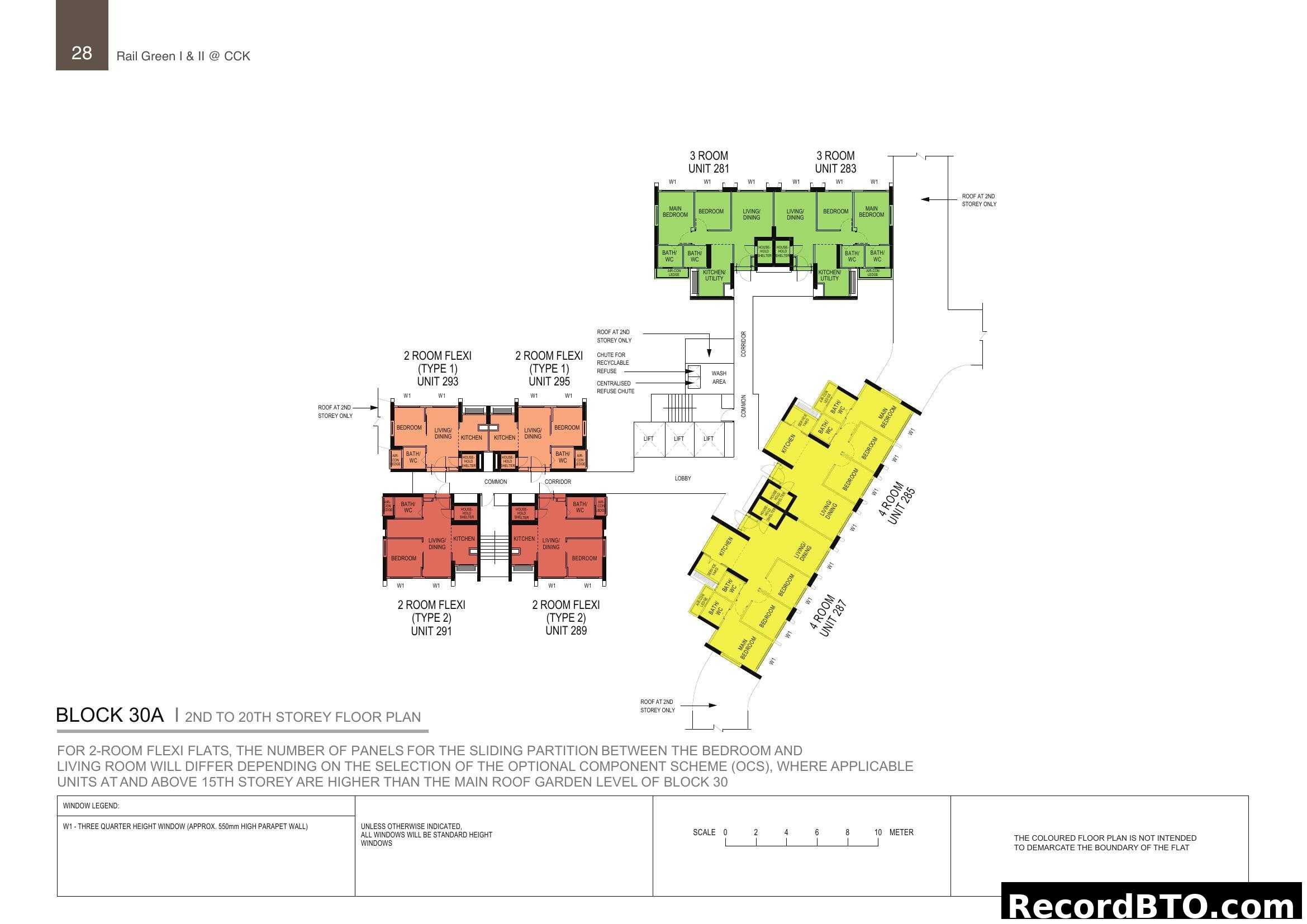 Block 30A Floor Plan (2nd to 20th Storey)