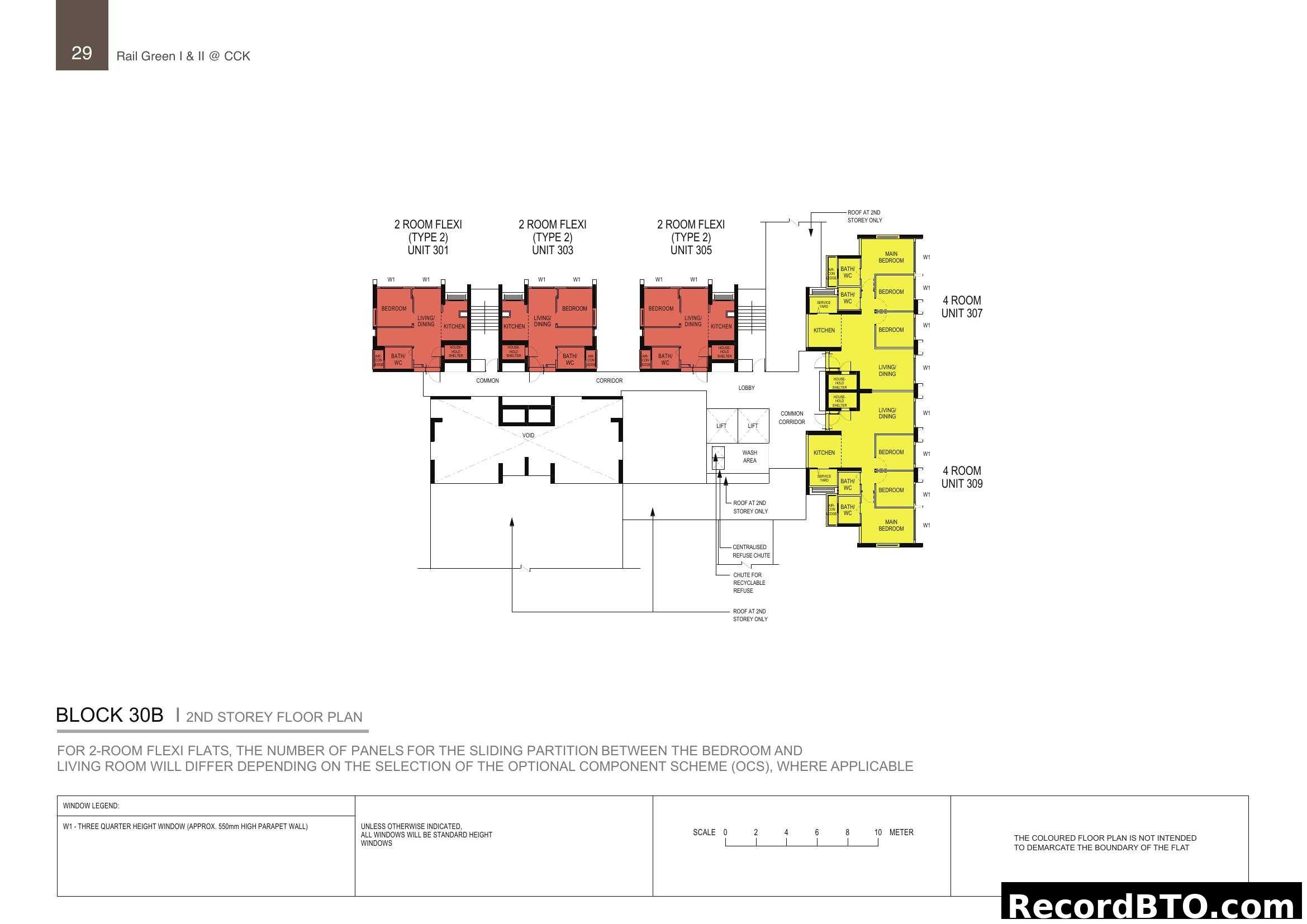 Block 30B - 2nd Storey Floor Plan