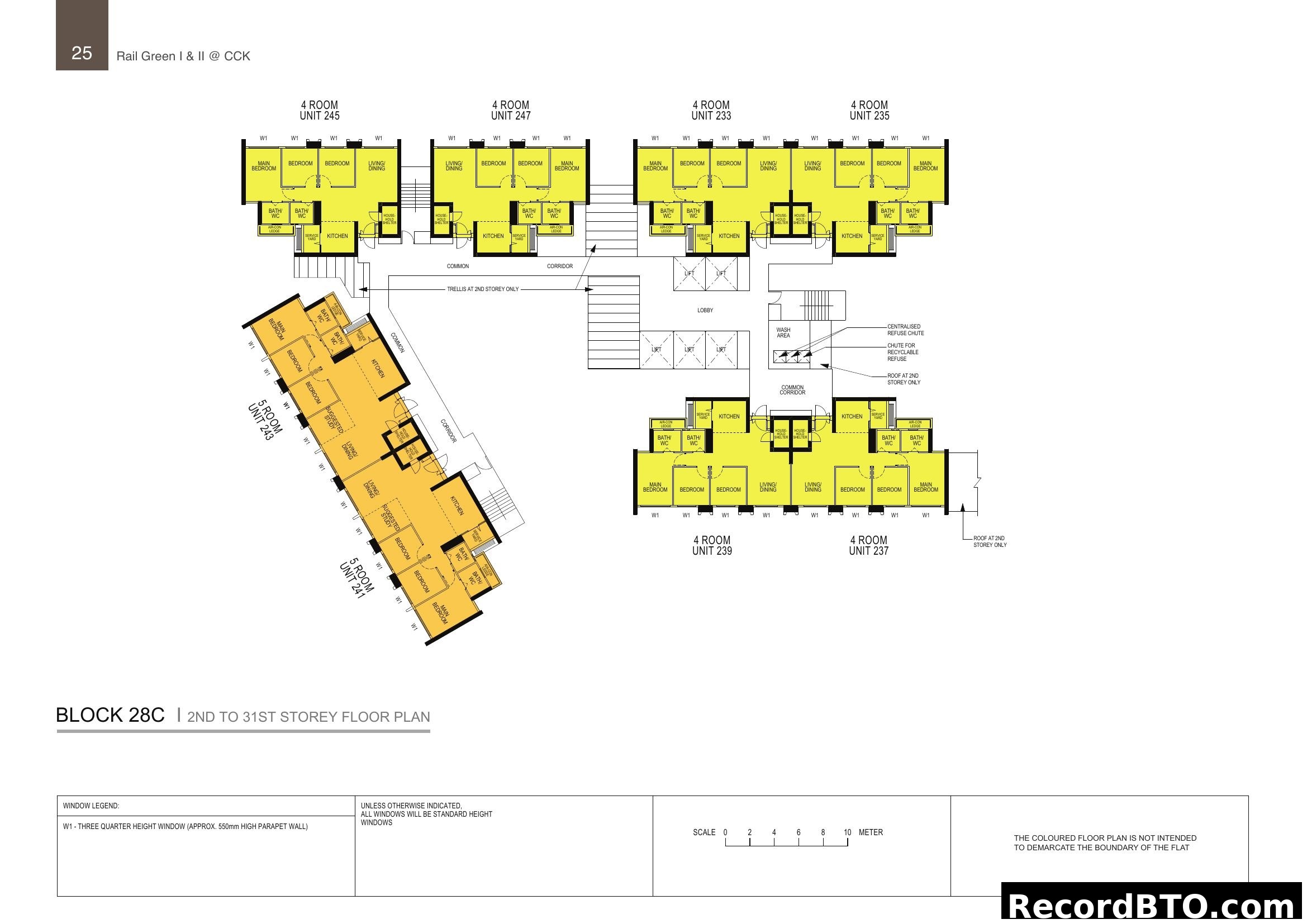 Block 28C | 2nd to 31st Storey Floor Plan