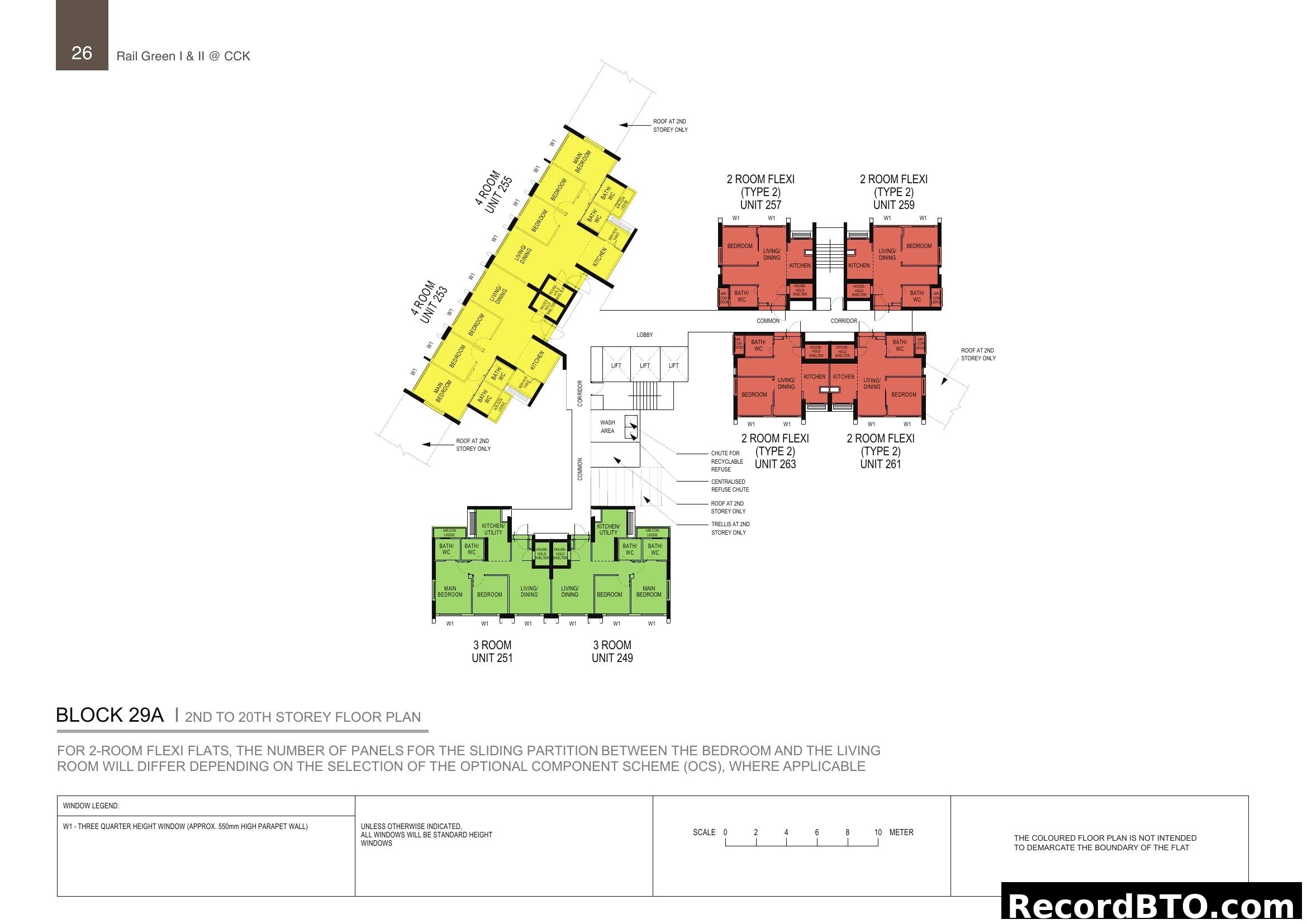 Block 29A Floor Plan (2nd-20th Storey)