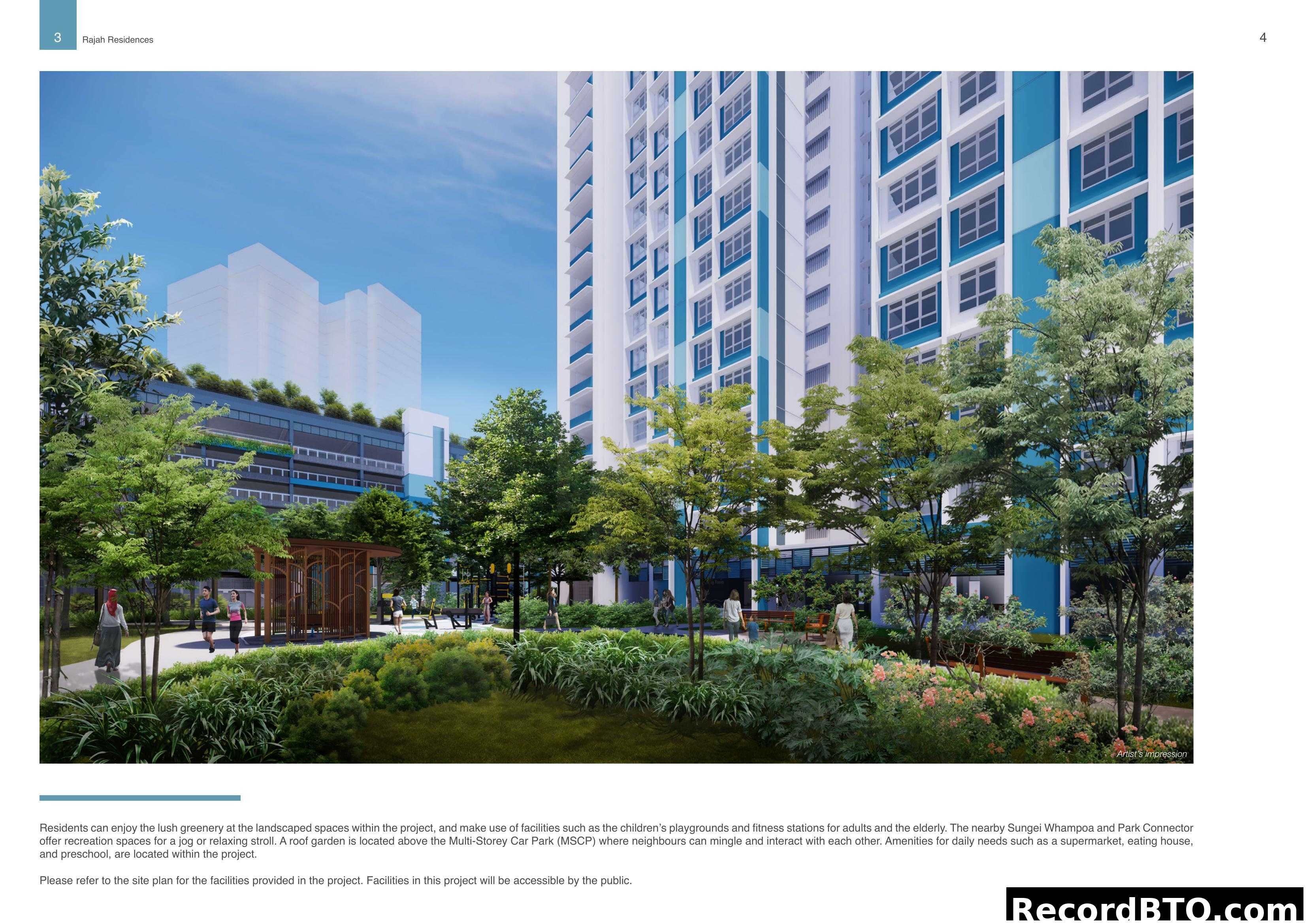 Rajah Residences: Lush Greenery and Facilities