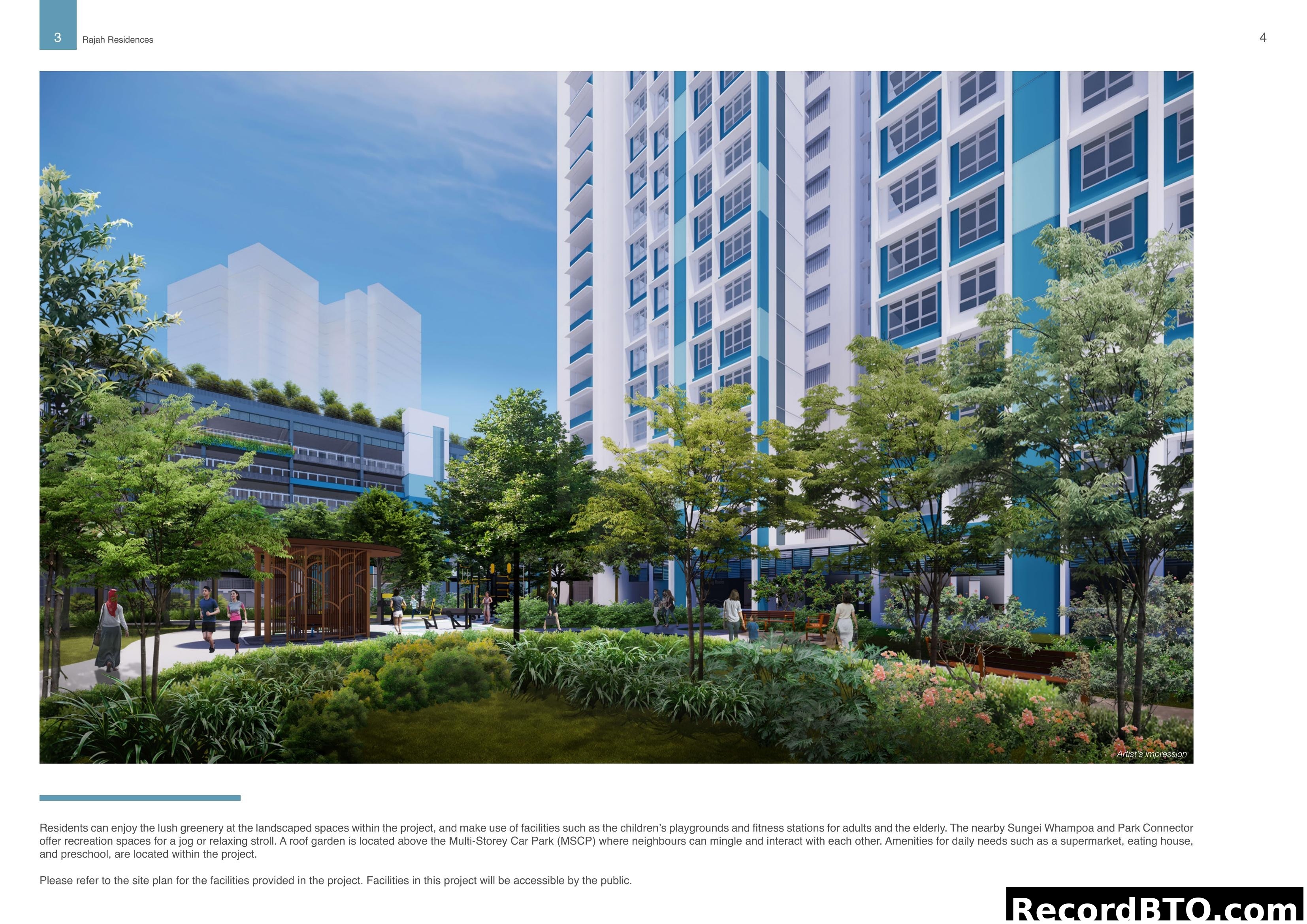 Rajah Residences: Lush Greenery and Facilities